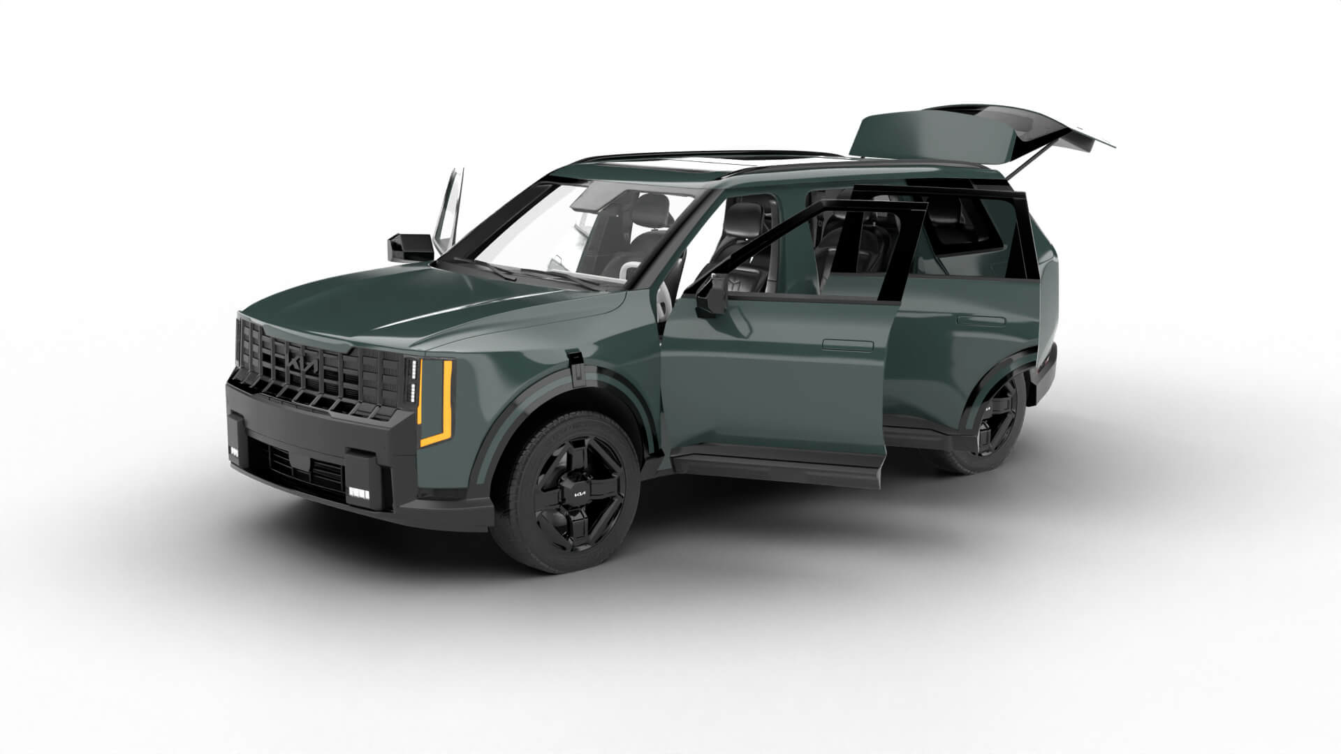 Kia Telluride X-Line SX 2027 HQ 3D Model