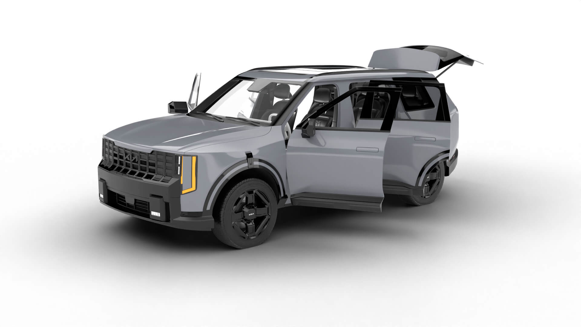 Kia Telluride X-Line SX 2027 HQ 3D Model