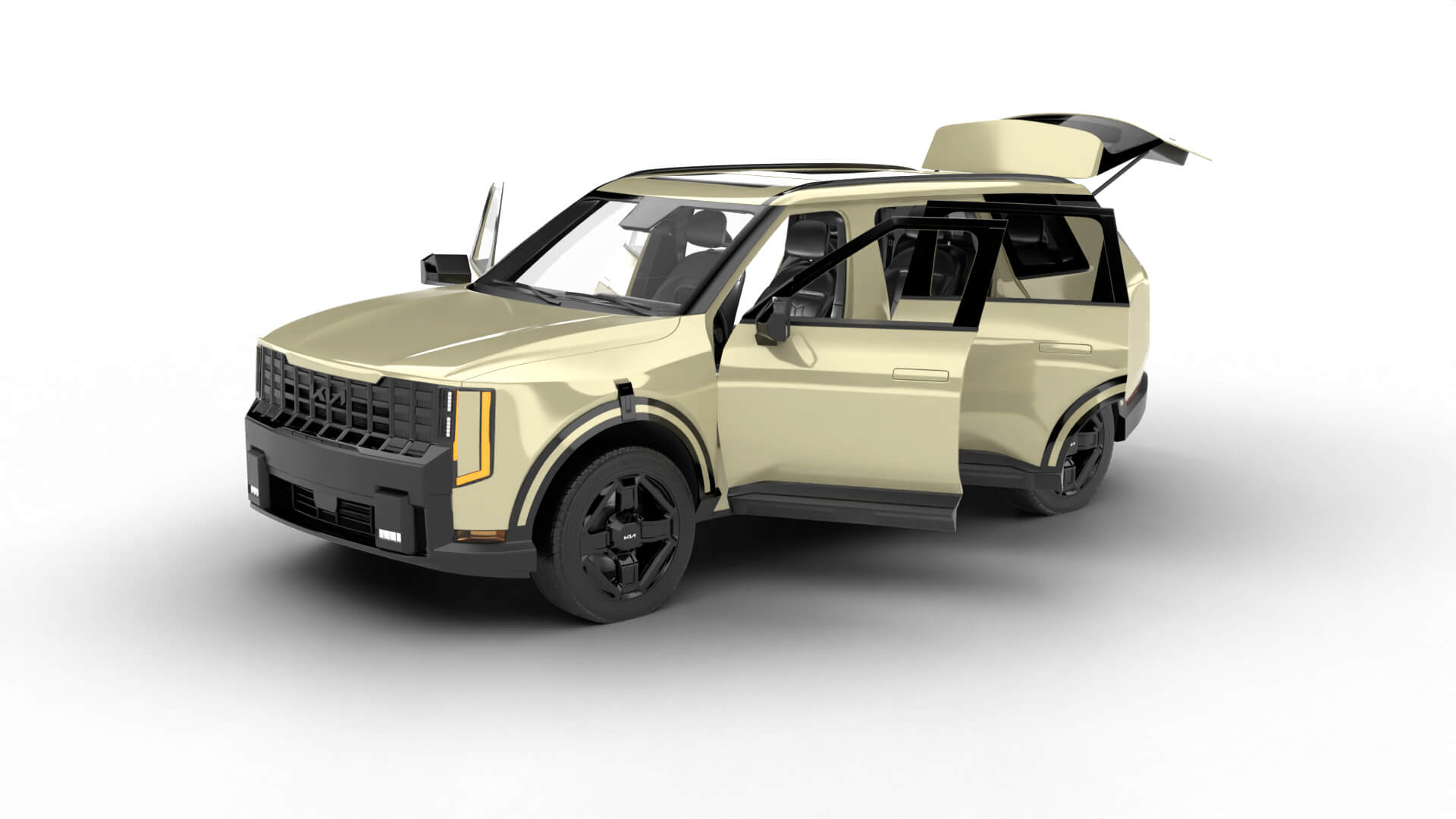 Kia Telluride X-Line SX 2027 HQ 3D Model