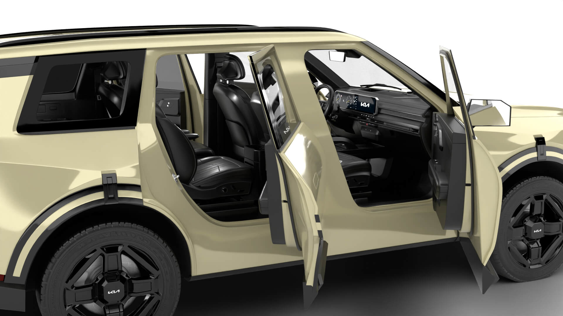 Kia Telluride X-Line SX 2027 HQ 3D Model