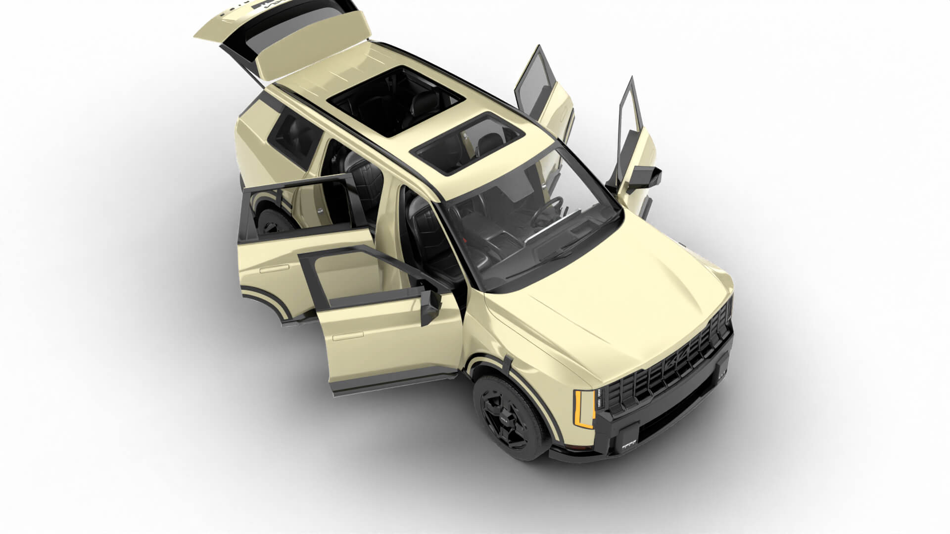 Kia Telluride X-Line SX 2027 HQ 3D Model