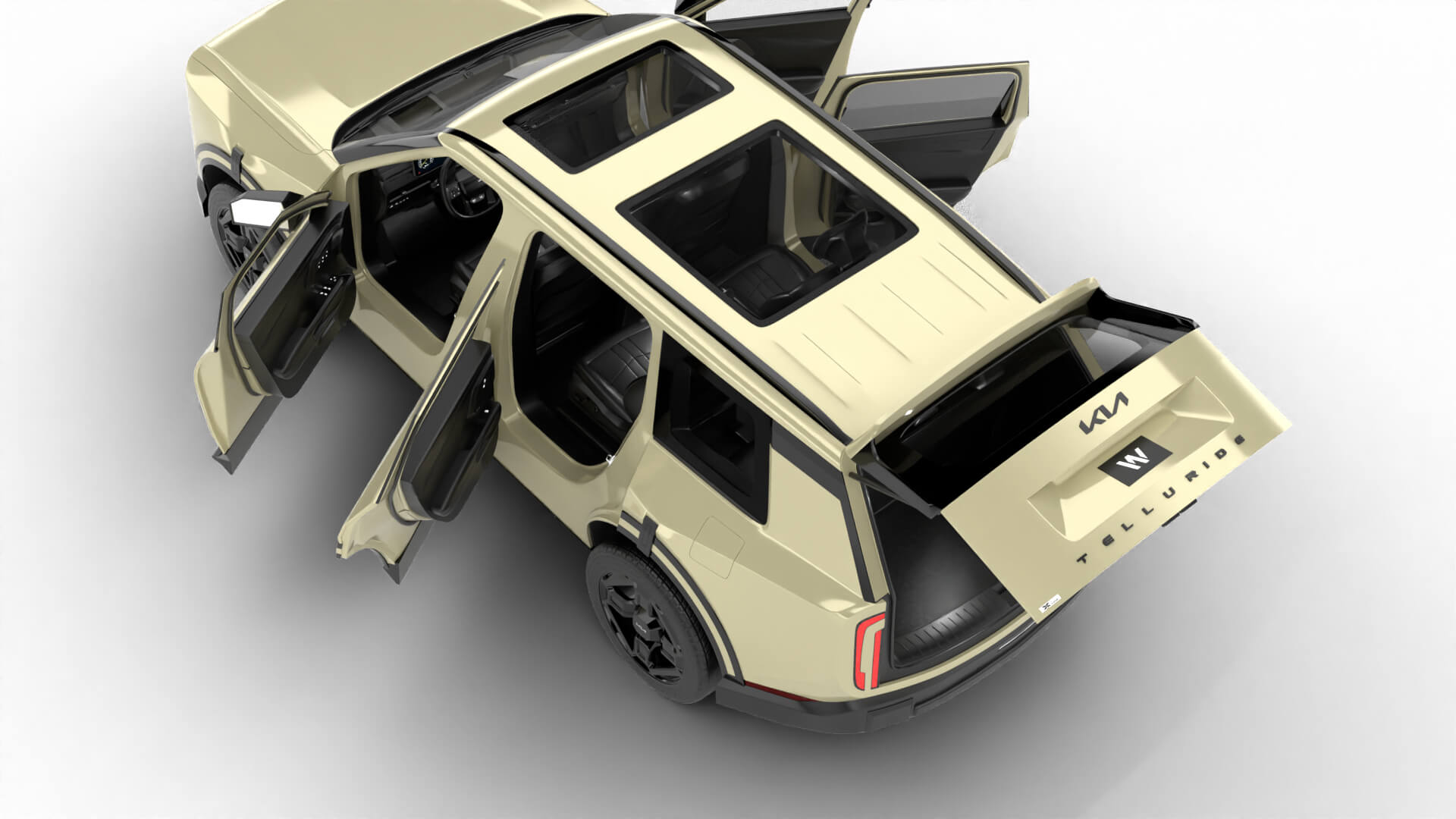 Kia Telluride X-Line SX 2027 HQ 3D Model