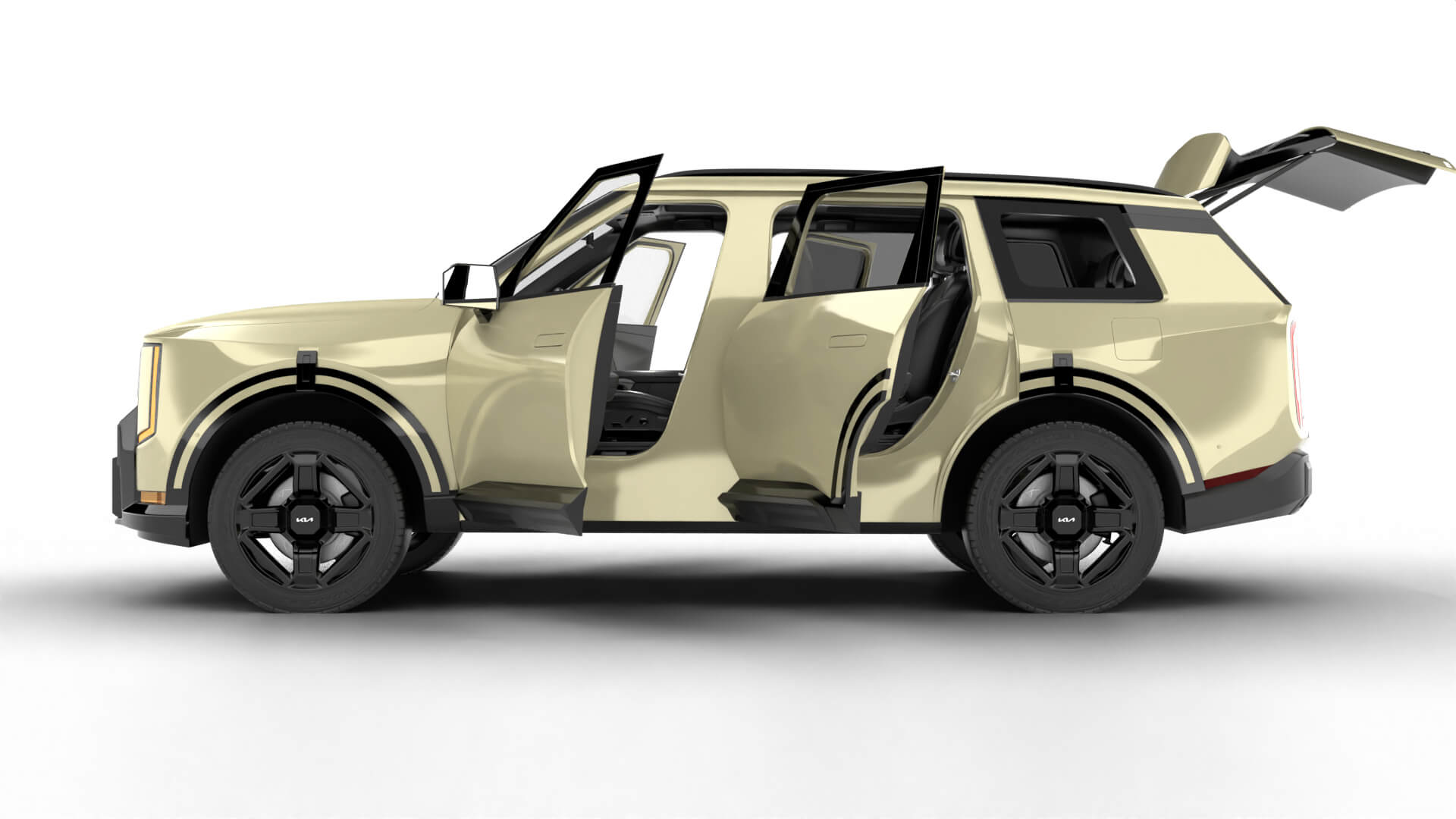 Kia Telluride X-Line SX 2027 HQ 3D Model