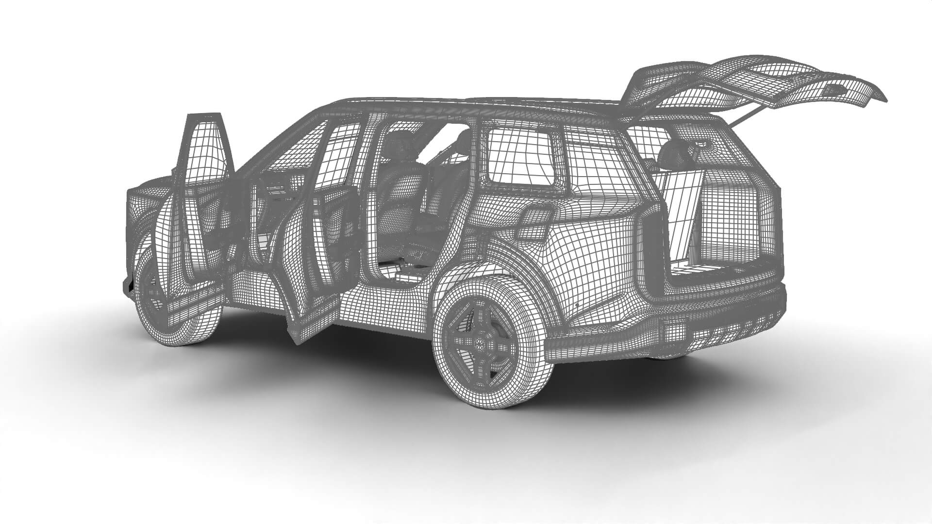 Kia Telluride X-Line SX 2027 HQ 3D Model