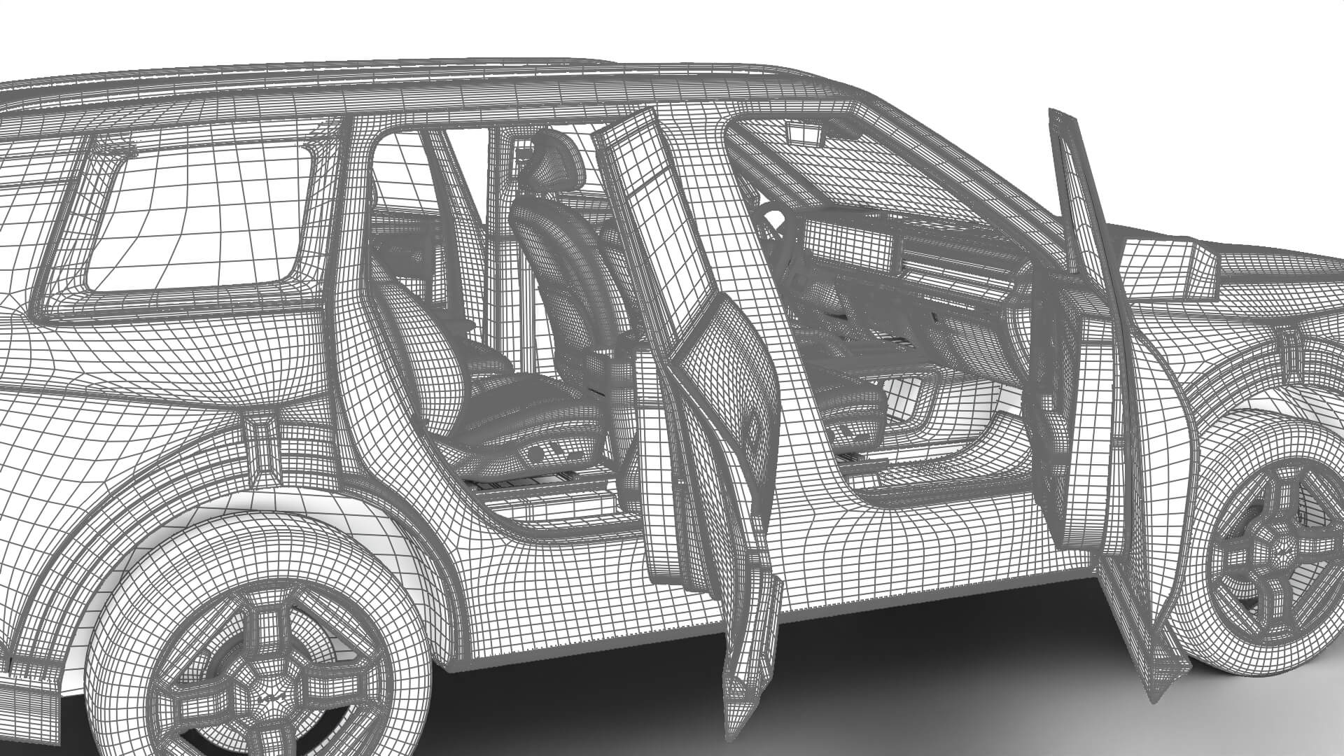 Kia Telluride X-Line SX 2027 HQ 3D Model