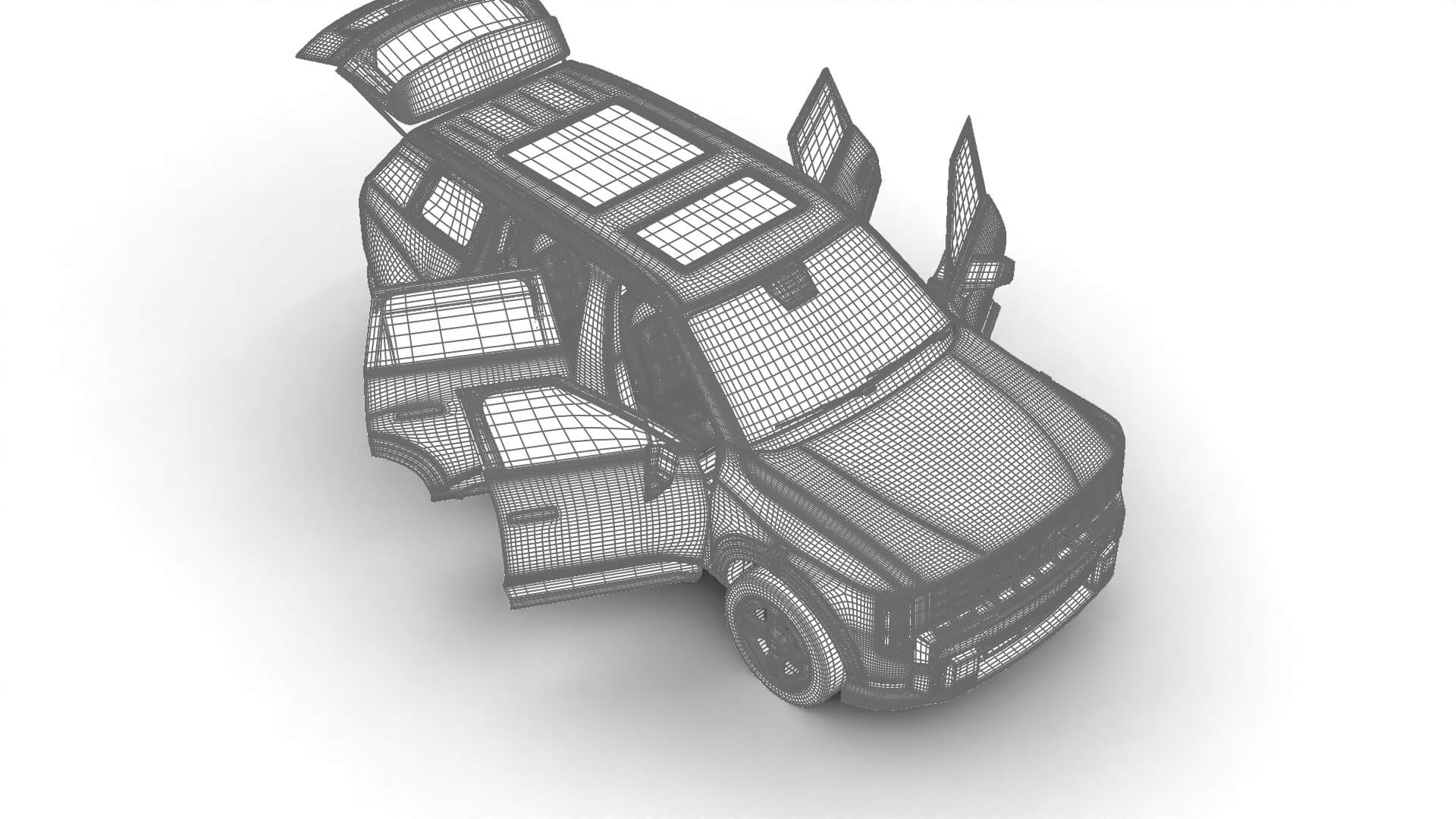 Kia Telluride X-Line SX 2027 HQ 3D Model