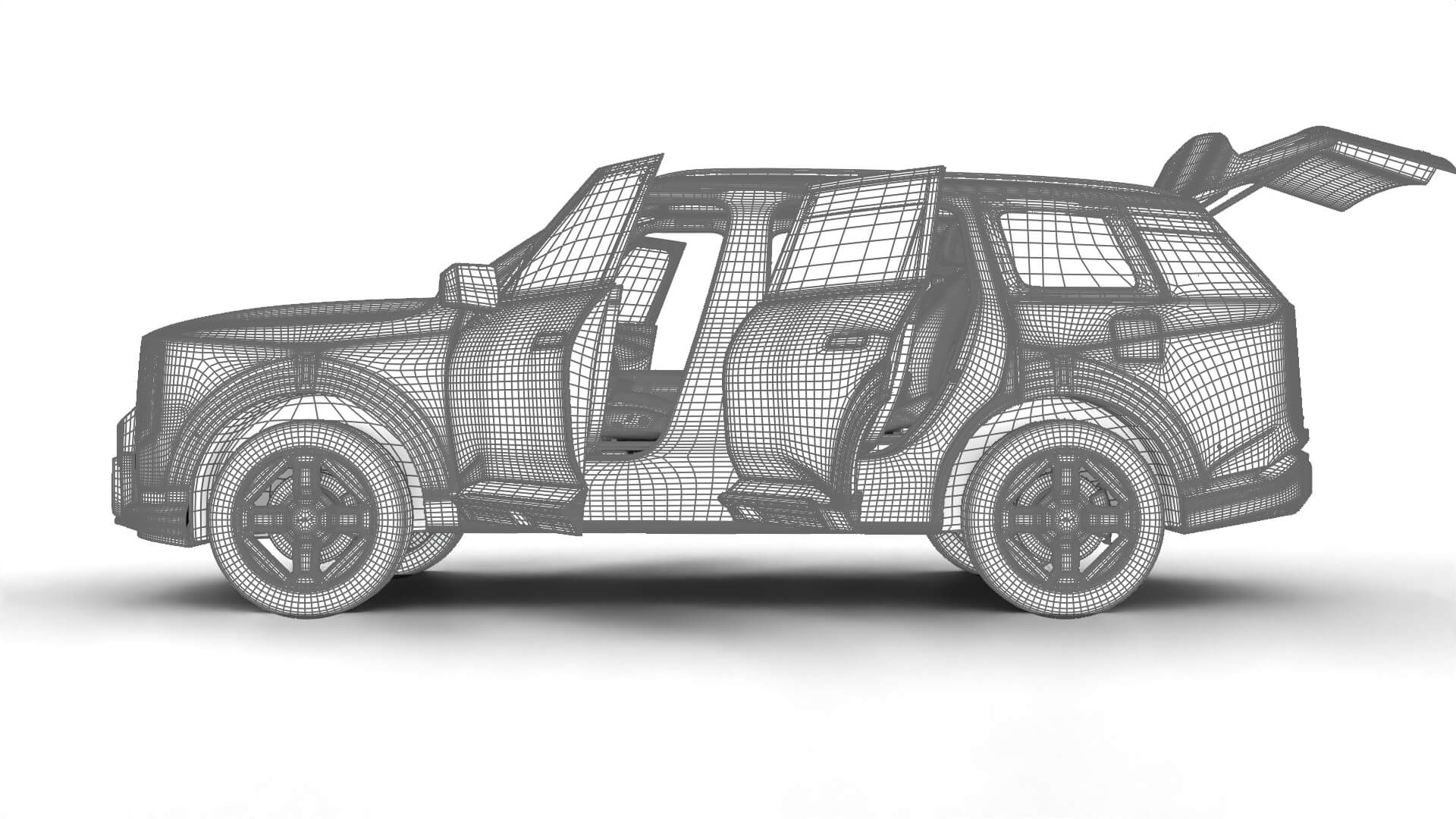 Kia Telluride X-Line SX 2027 HQ 3D Model