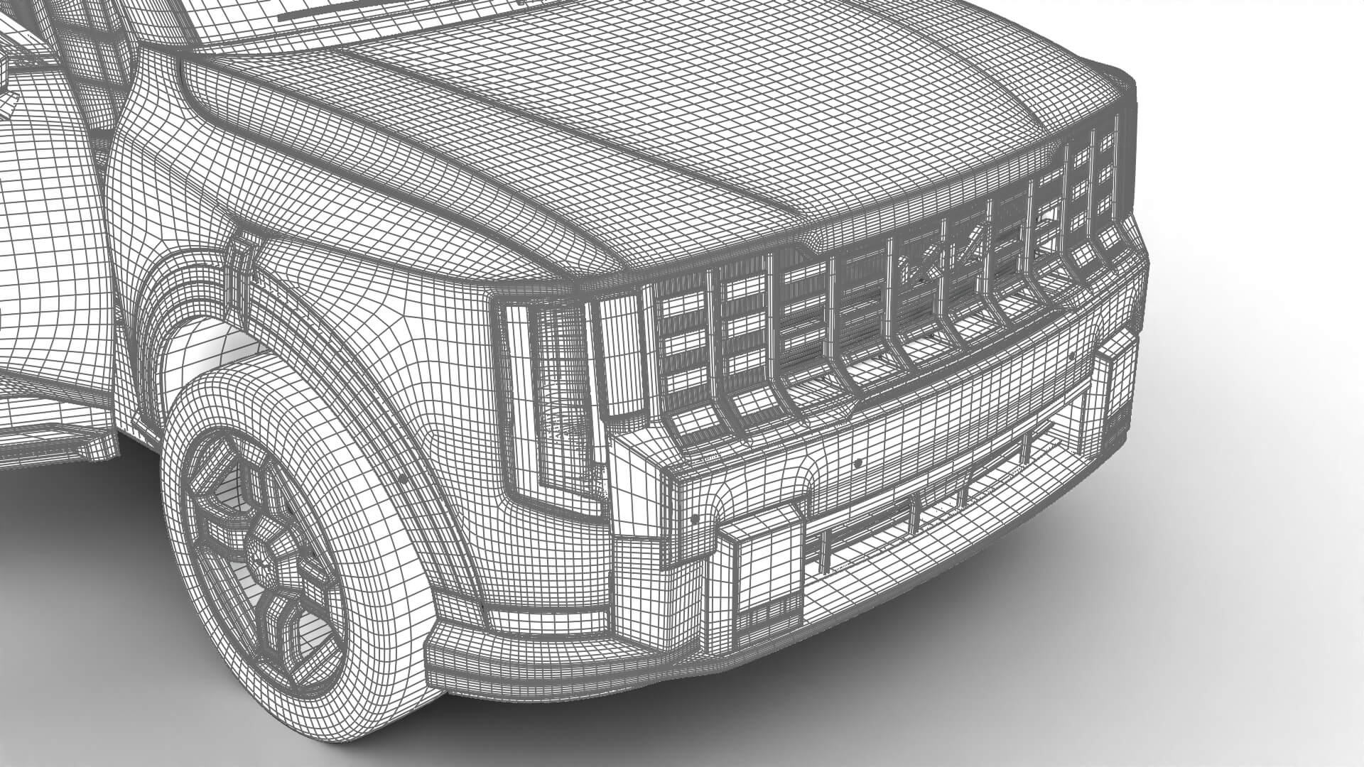 Kia Telluride X-Line SX 2027 HQ 3D Model