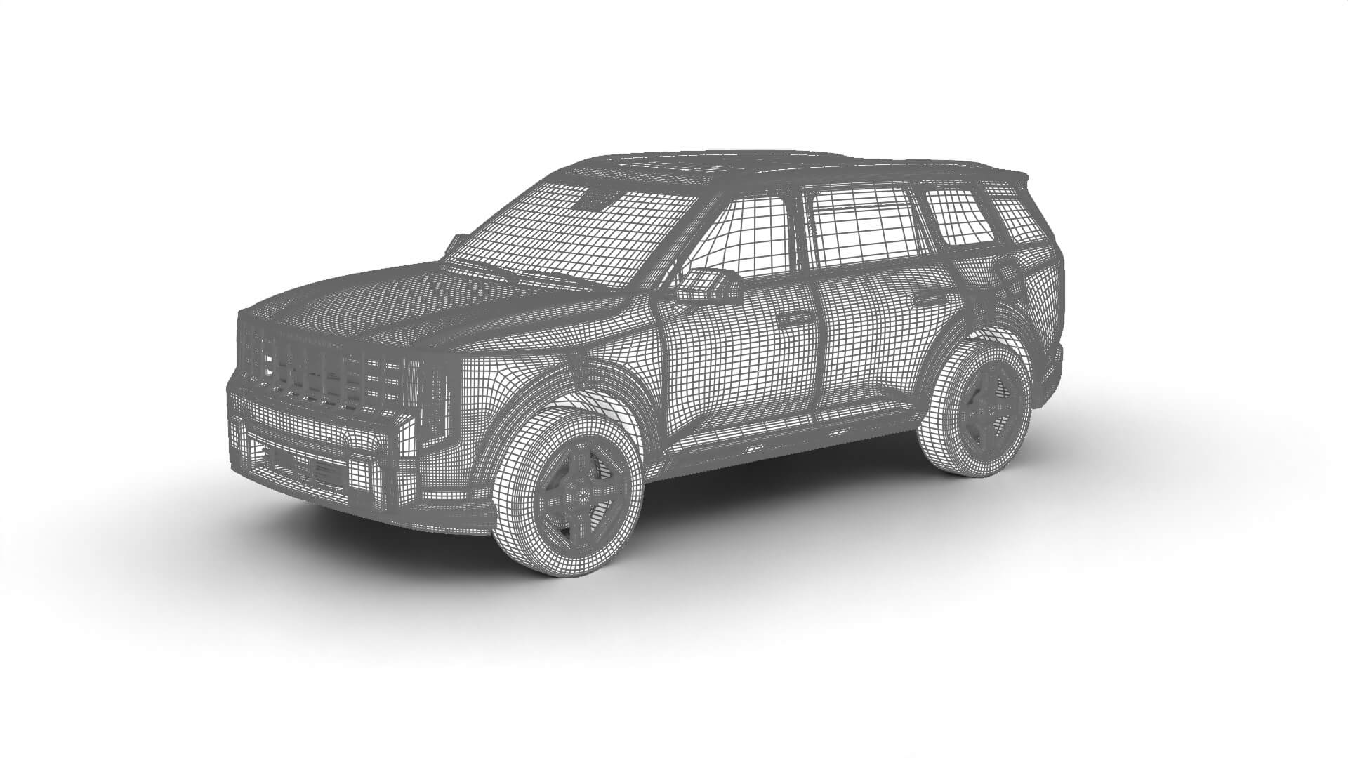 Kia Telluride X-Line SX 2027 3D Model