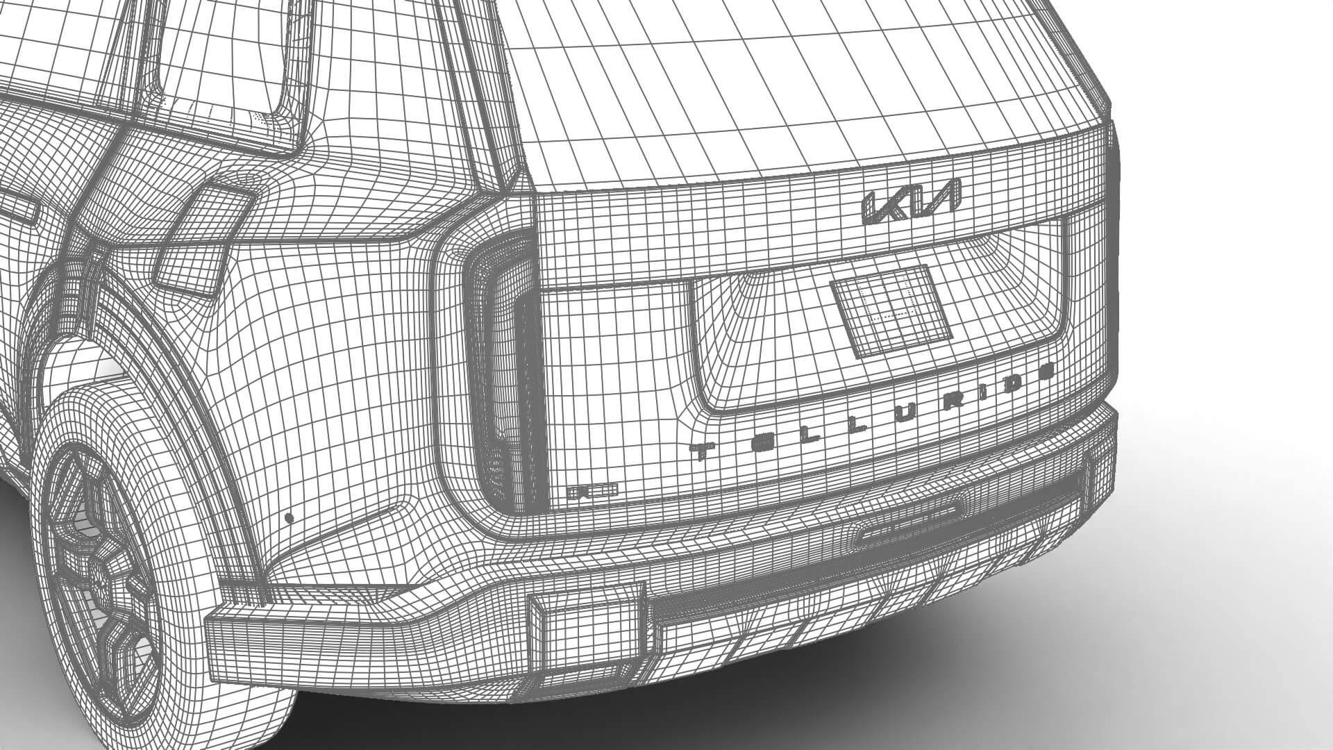 Kia Telluride X-Line SX 2027 3D Model