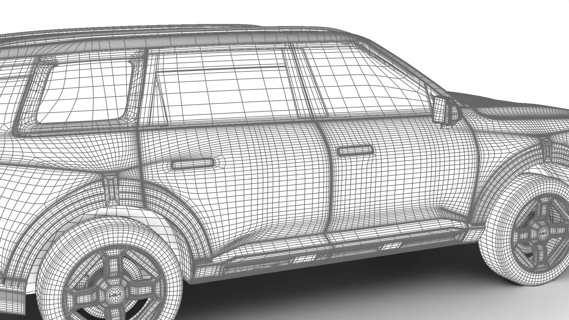 Kia Telluride X-Line SX 2027 3D Model