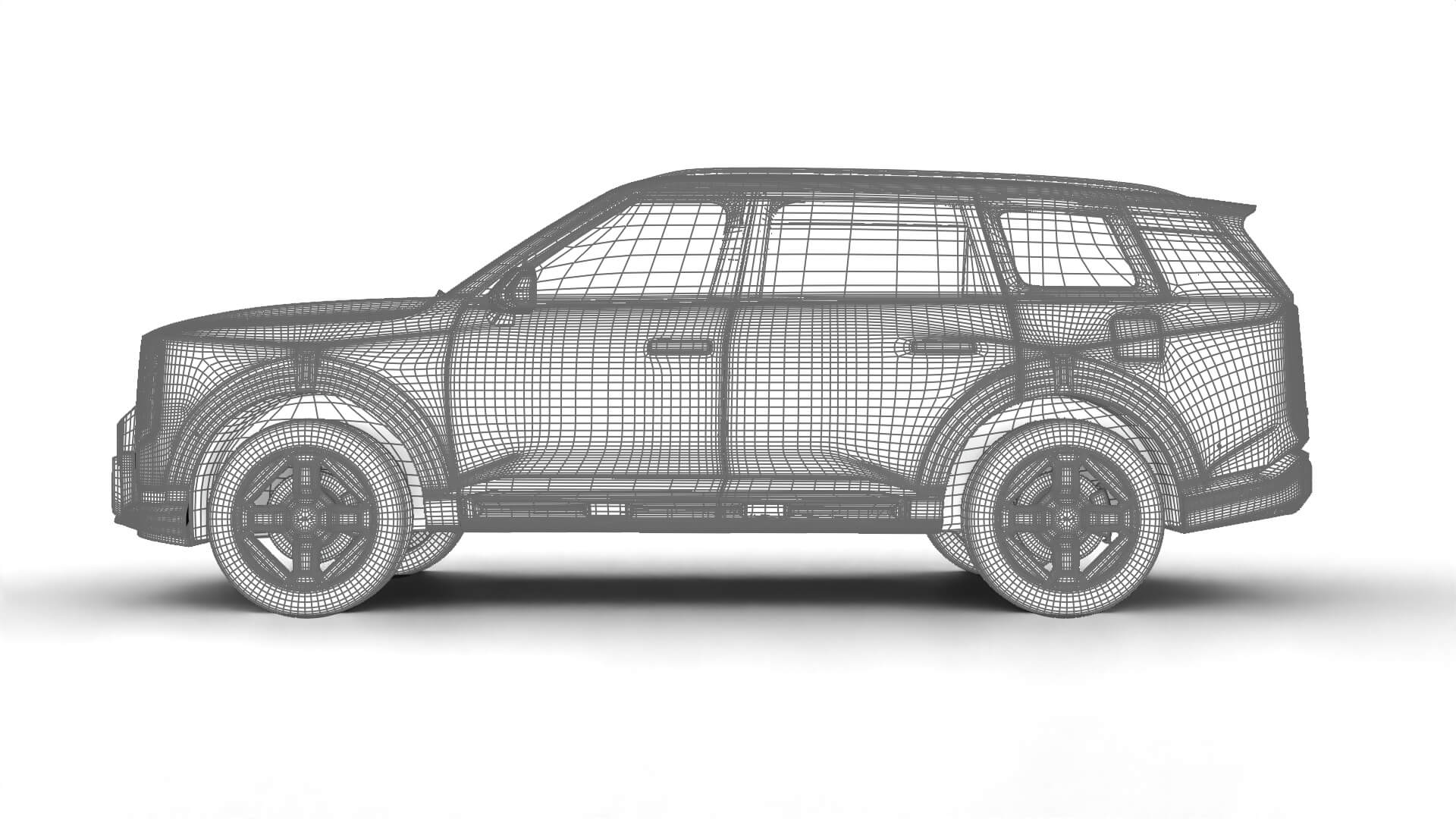 Kia Telluride X-Line SX 2027 3D Model