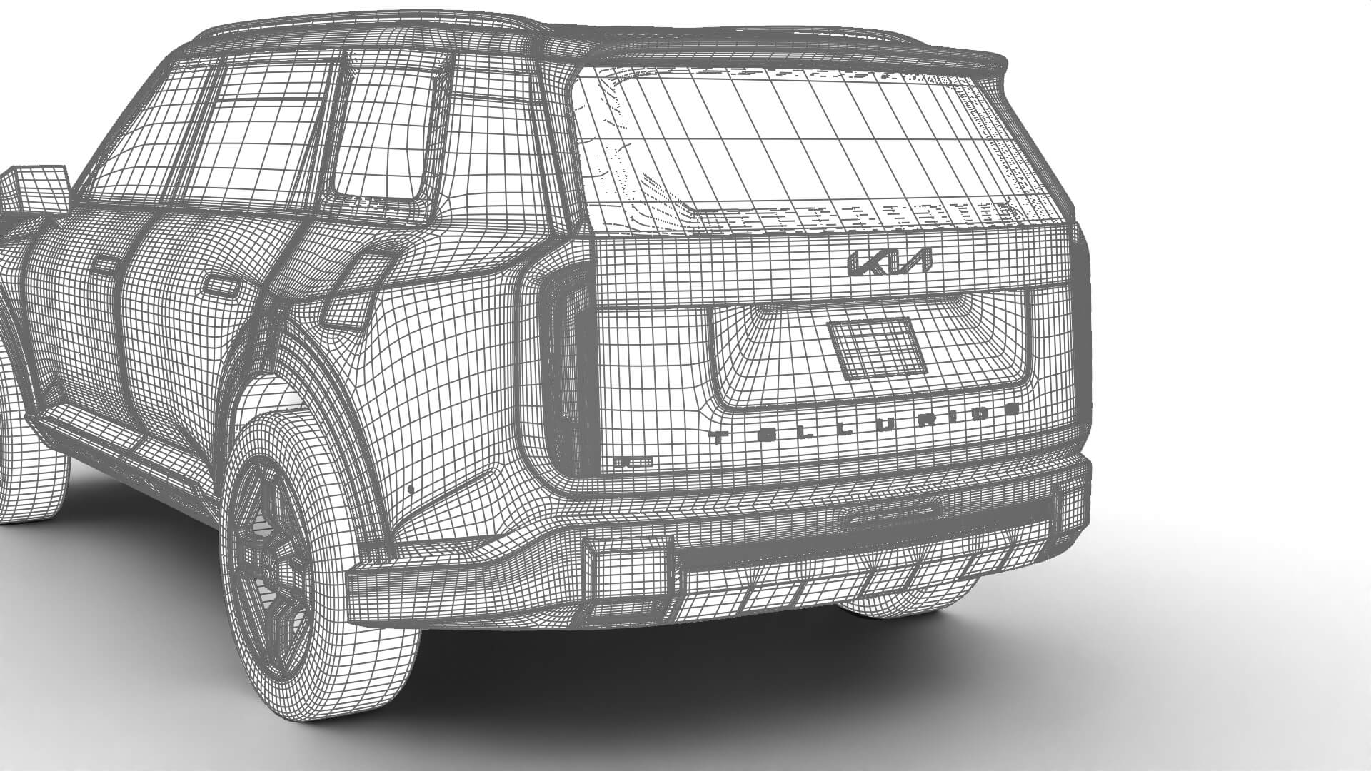 Kia Telluride X-Line SX 2027 3D Model