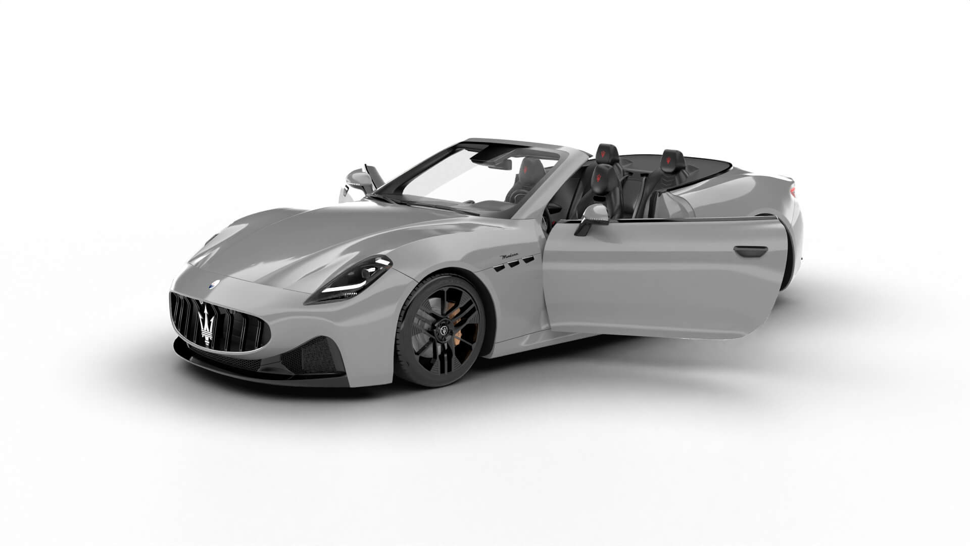 Maserati GranCabrio Modena 2025 HQ 3D Model