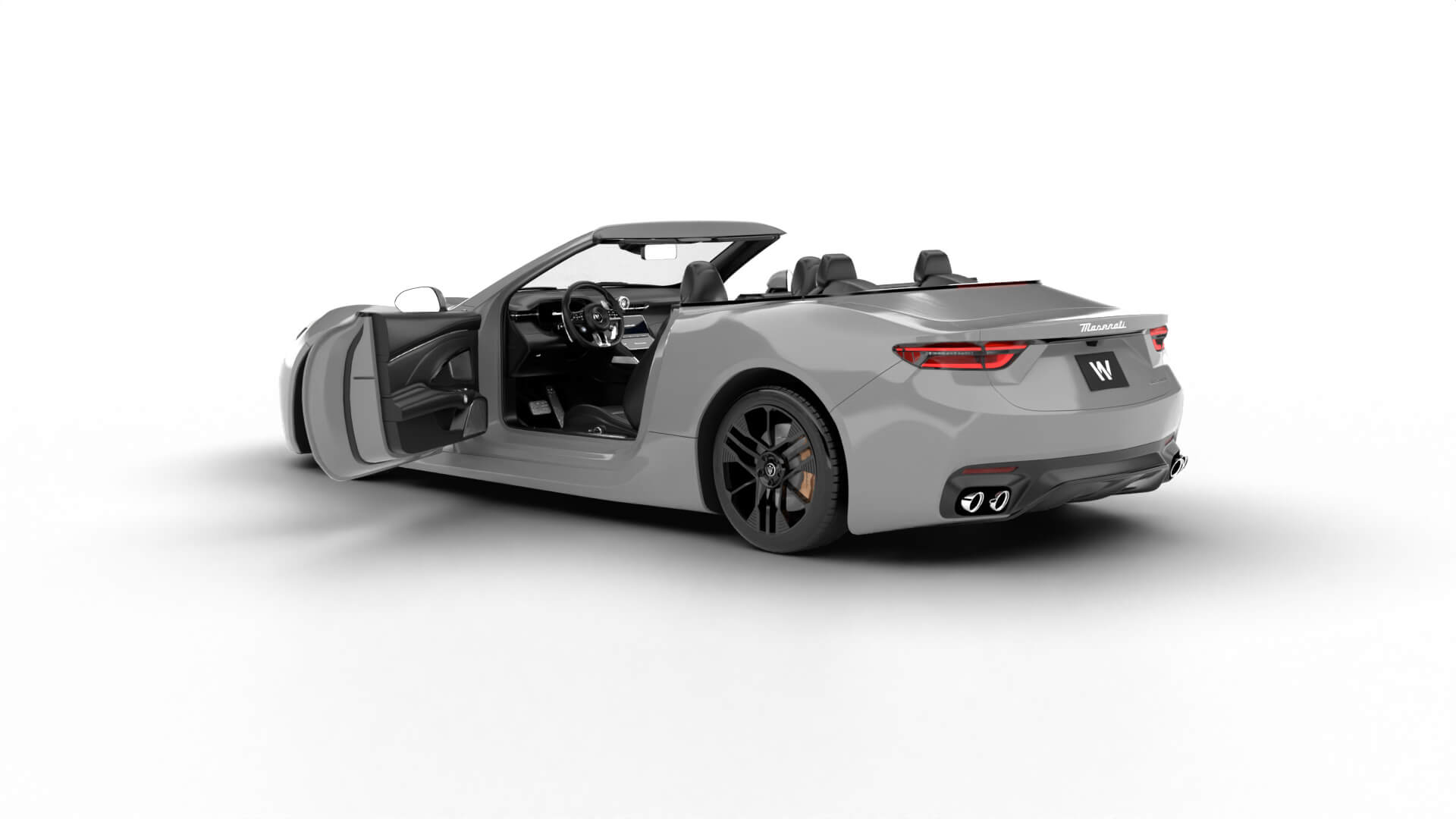 Maserati GranCabrio Modena 2025 HQ 3D Model
