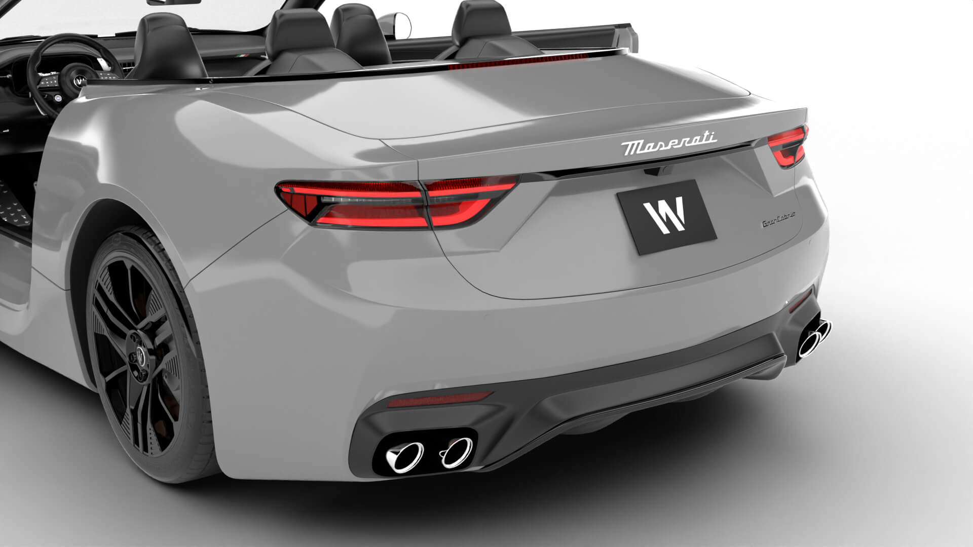 Maserati GranCabrio Modena 2025 HQ 3D Model