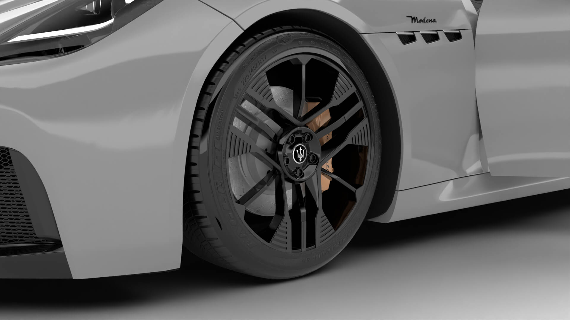 Maserati GranCabrio Modena 2025 HQ 3D Model