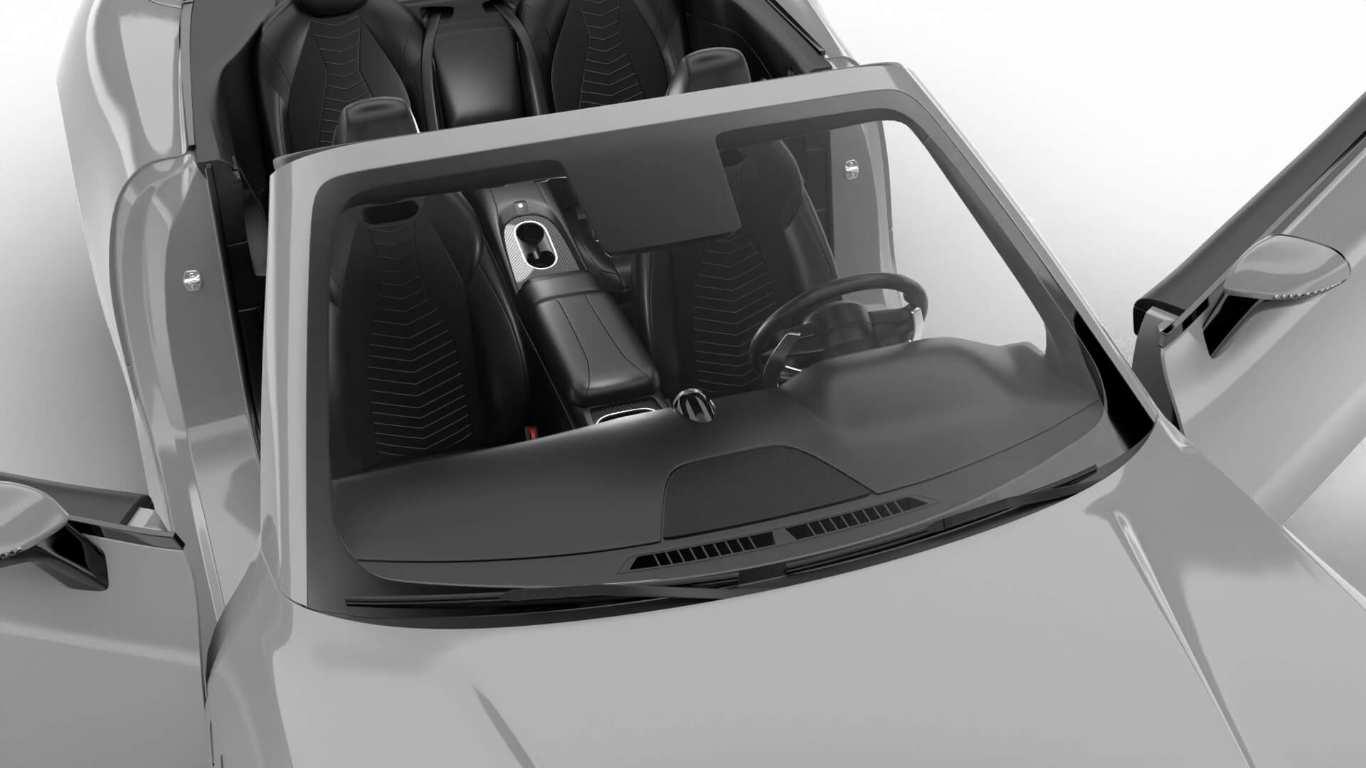 Maserati GranCabrio Modena 2025 HQ 3D Model