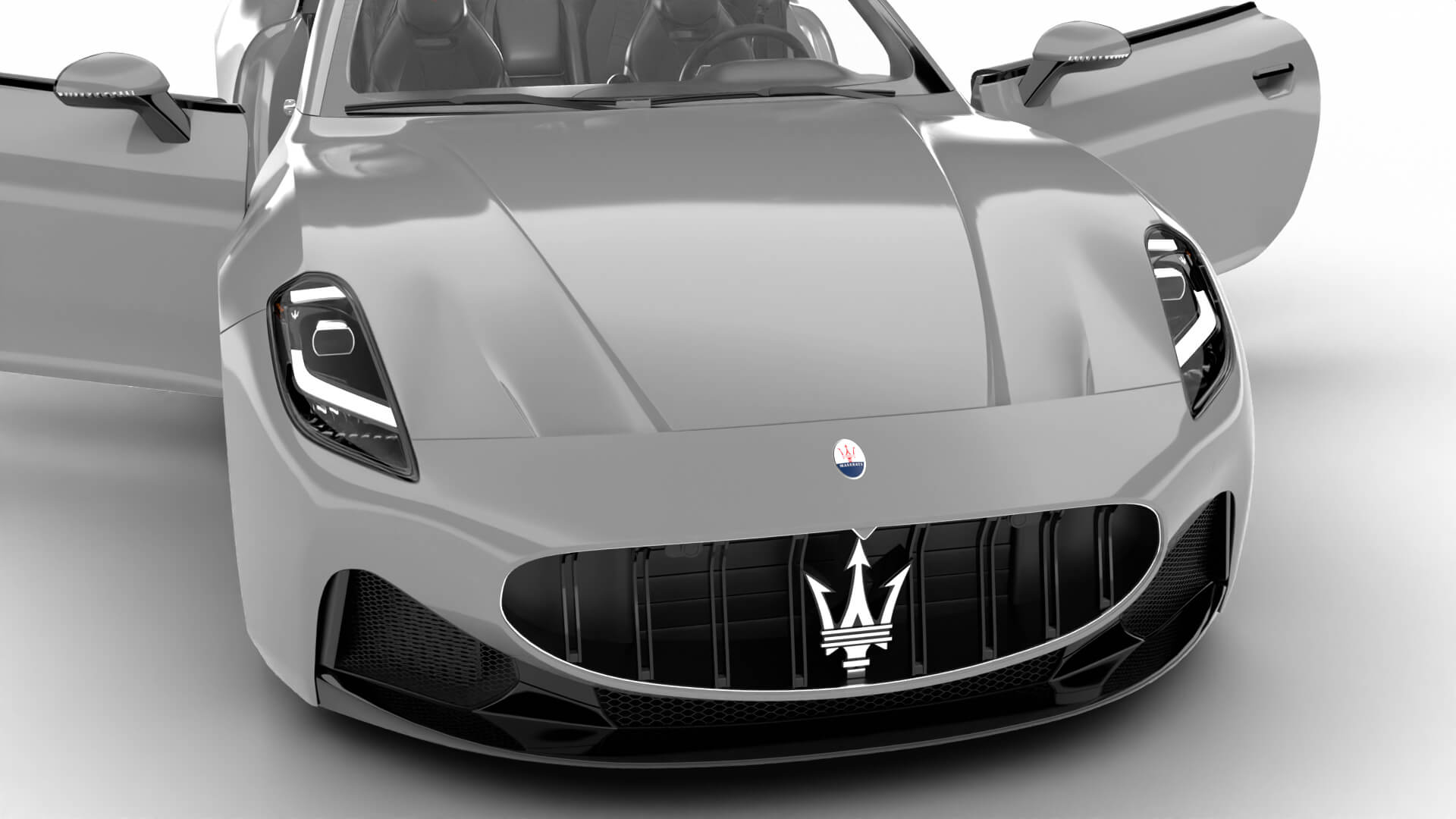 Maserati GranCabrio Modena 2025 HQ 3D Model
