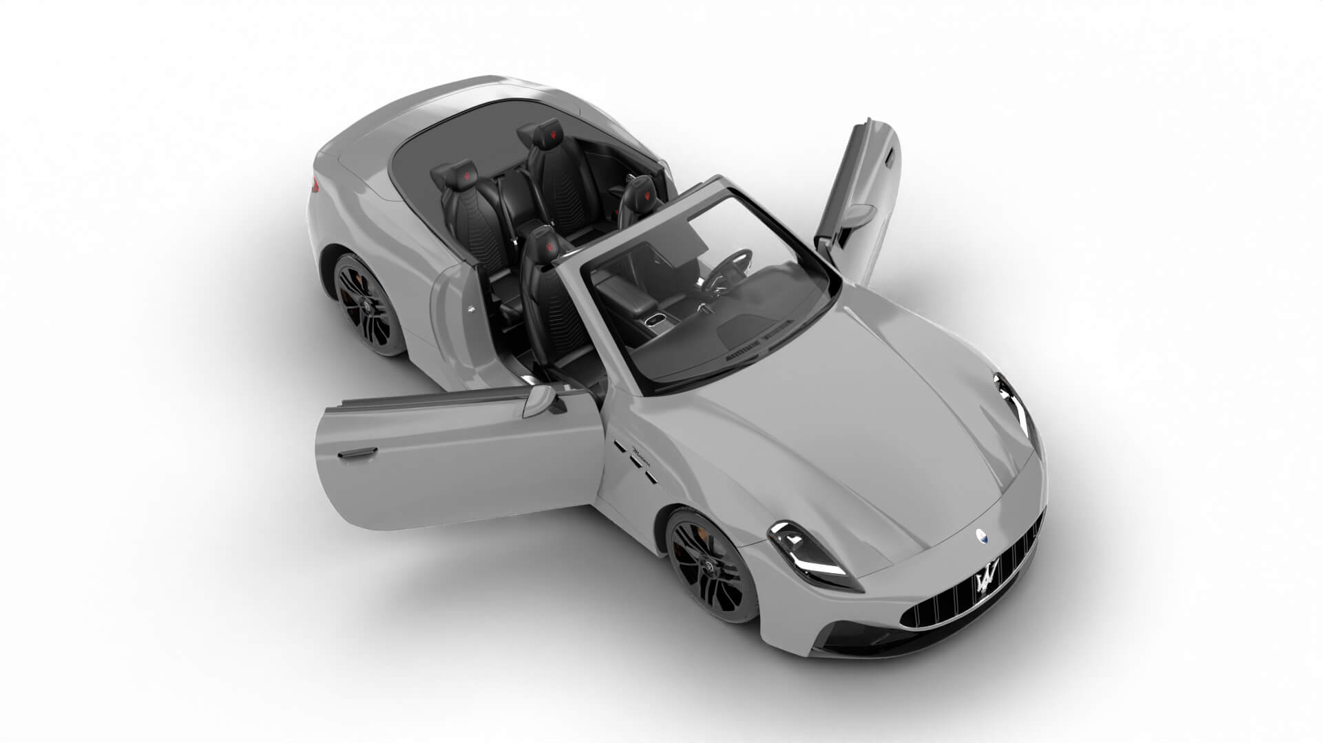 Maserati GranCabrio Modena 2025 HQ 3D Model