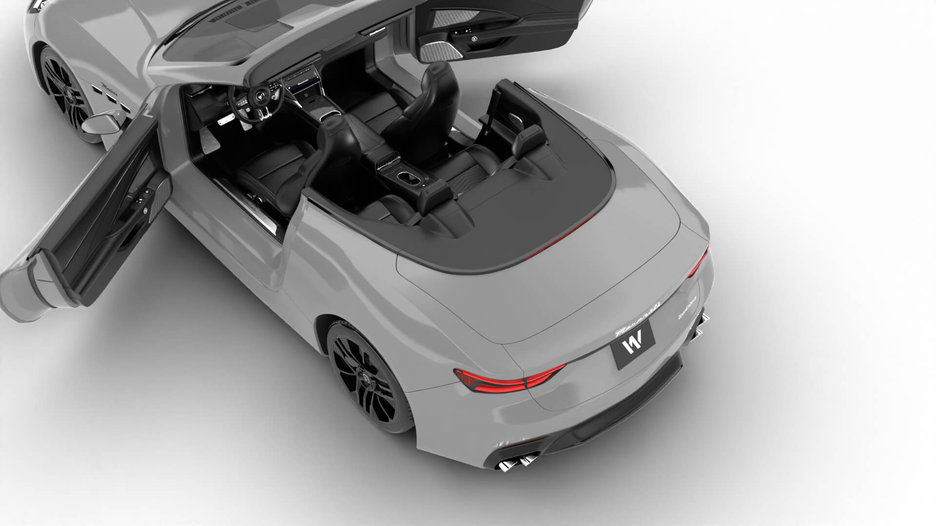 Maserati GranCabrio Modena 2025 HQ 3D Model