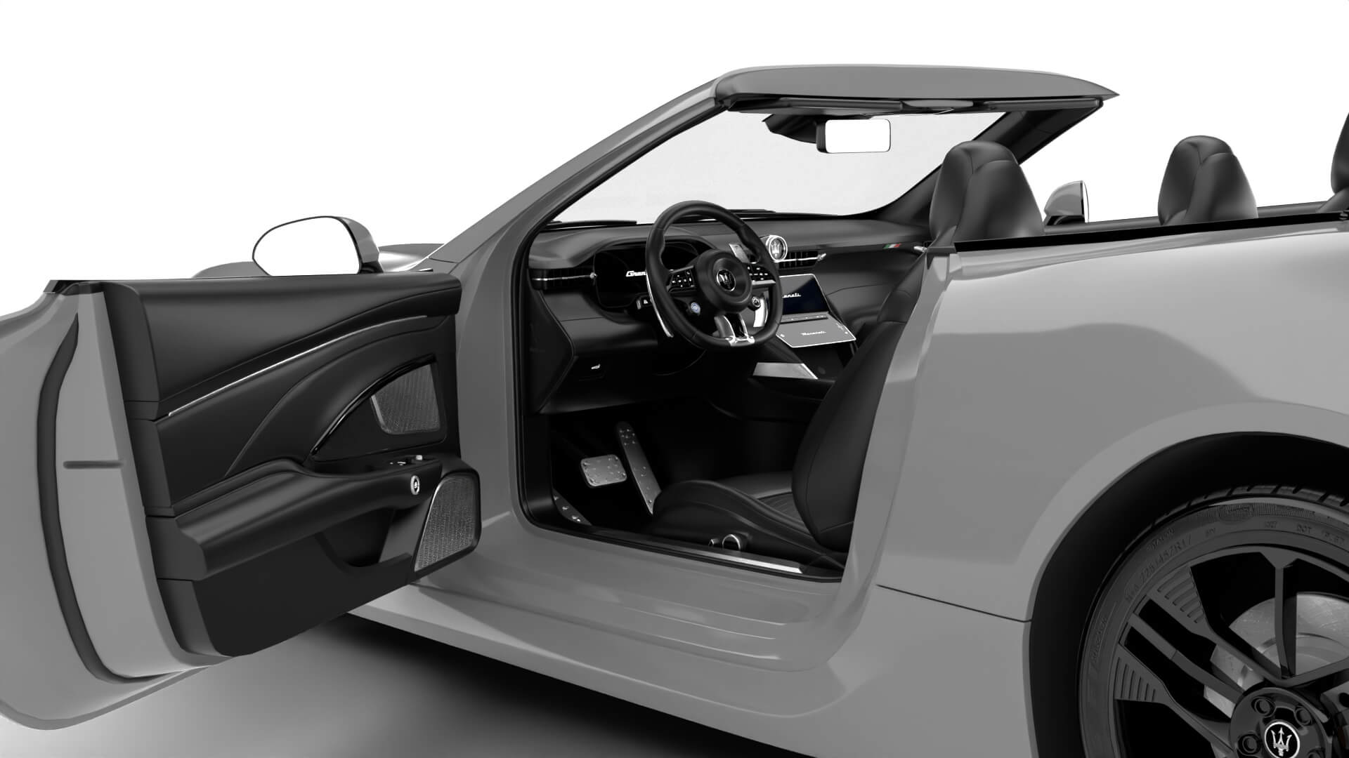 Maserati GranCabrio Modena 2025 HQ 3D Model
