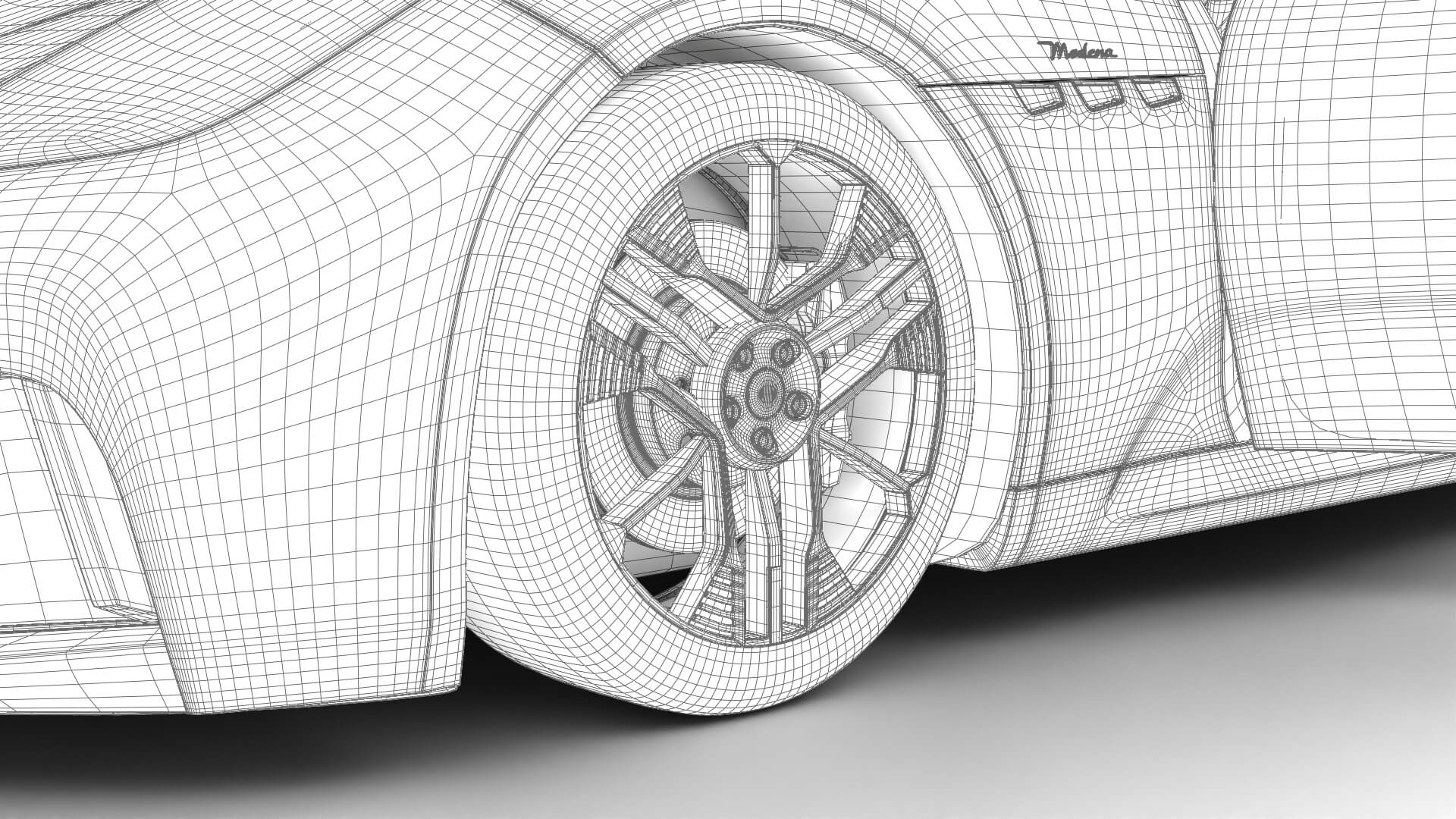 Maserati GranCabrio Modena 2025 HQ 3D Model