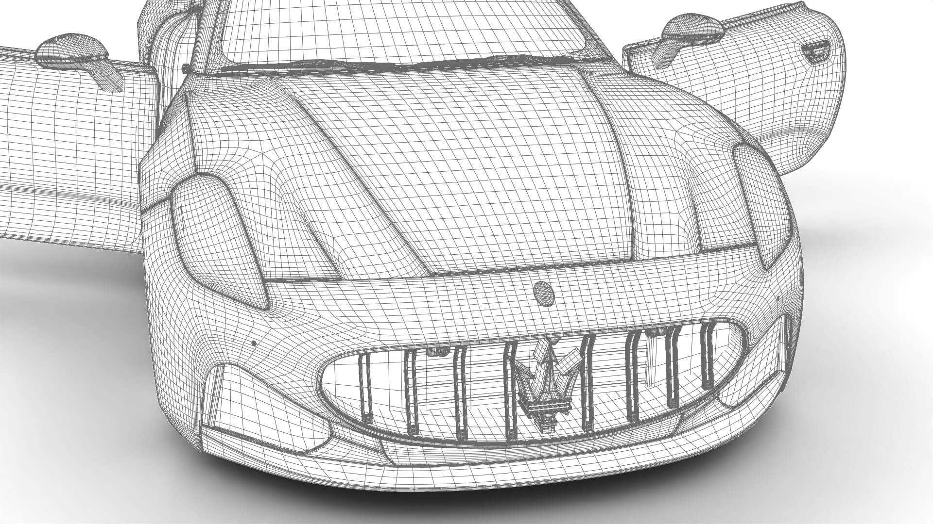 Maserati GranCabrio Modena 2025 HQ 3D Model
