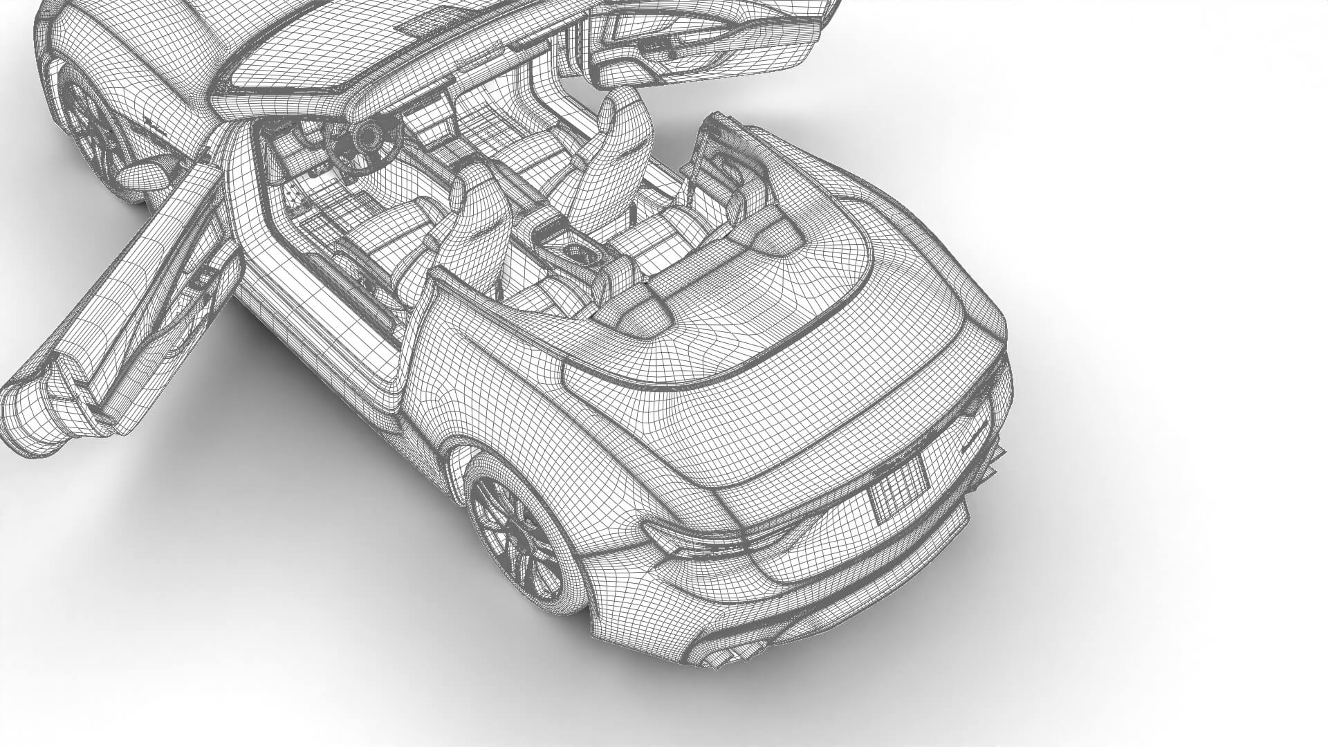 Maserati GranCabrio Modena 2025 HQ 3D Model
