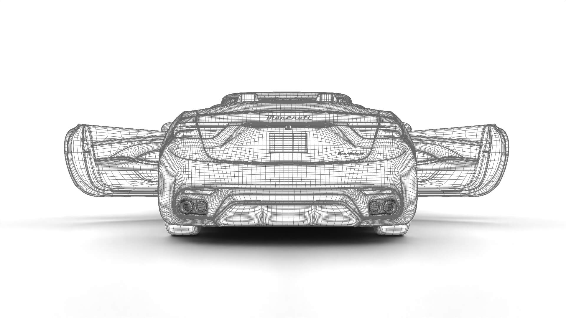 Maserati GranCabrio Modena 2025 HQ 3D Model