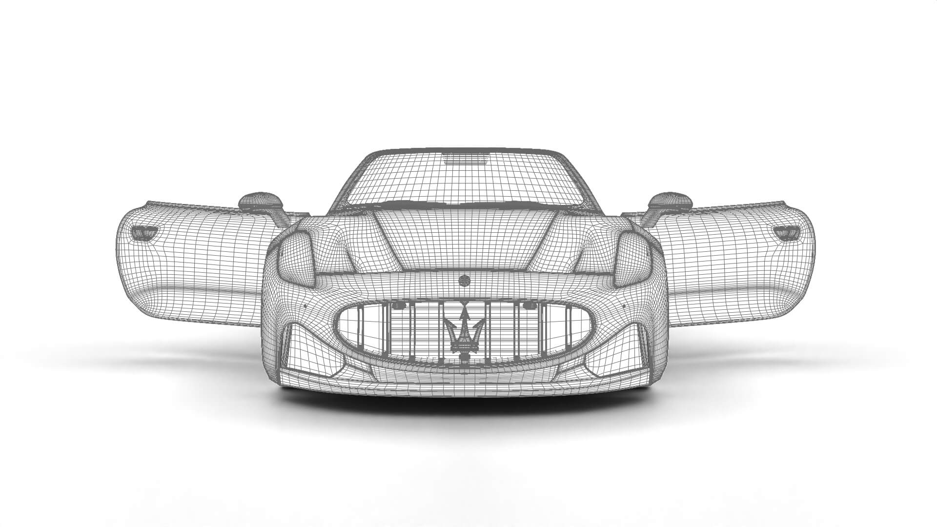 Maserati GranCabrio Modena 2025 HQ 3D Model