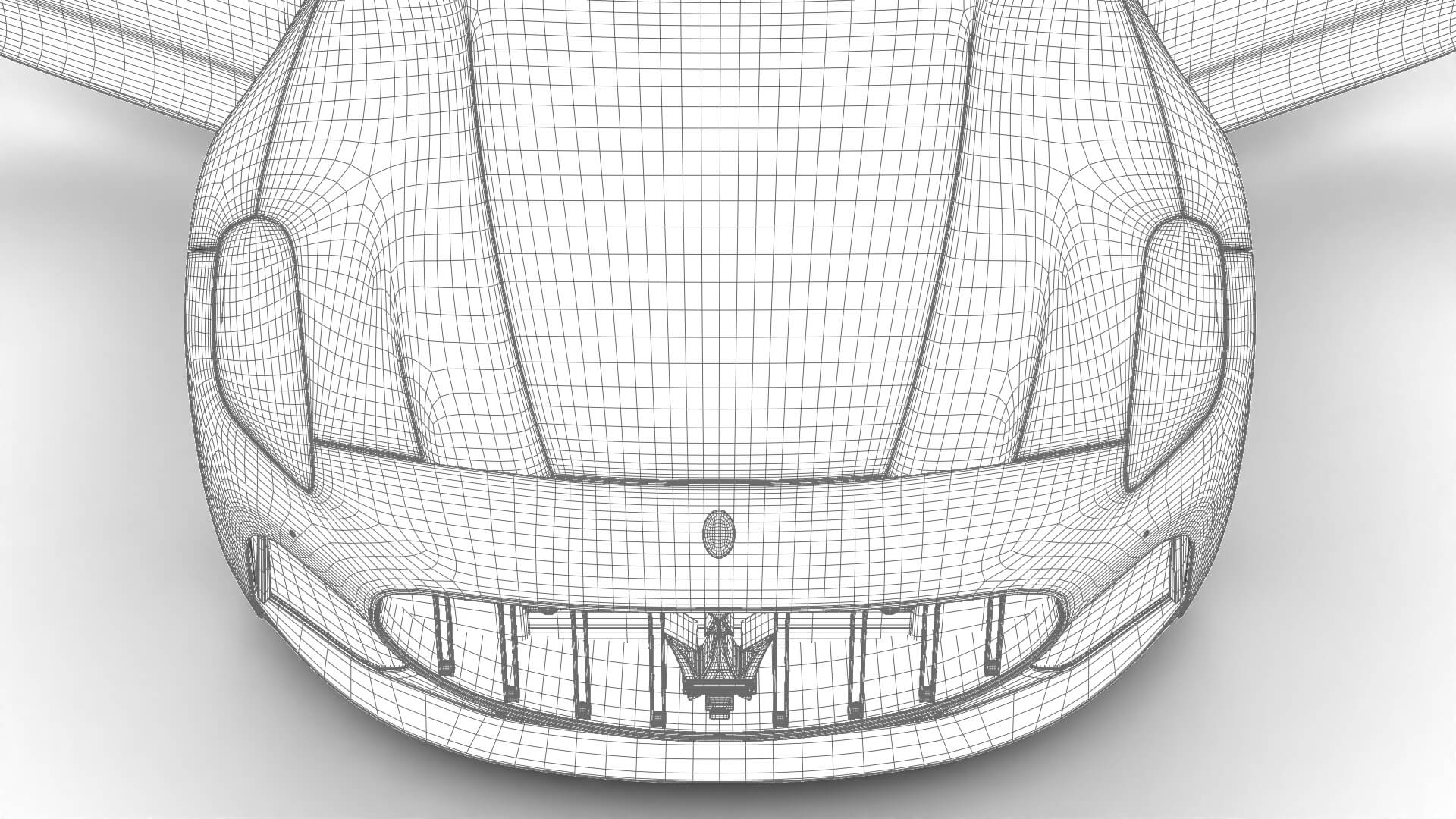 Maserati GranCabrio Modena 2025 HQ 3D Model