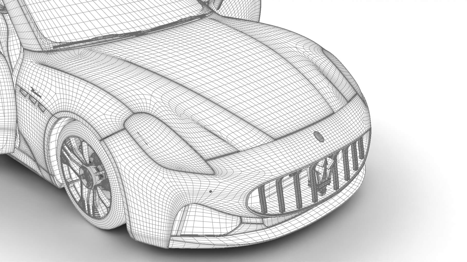 Maserati GranCabrio Modena 2025 HQ 3D Model