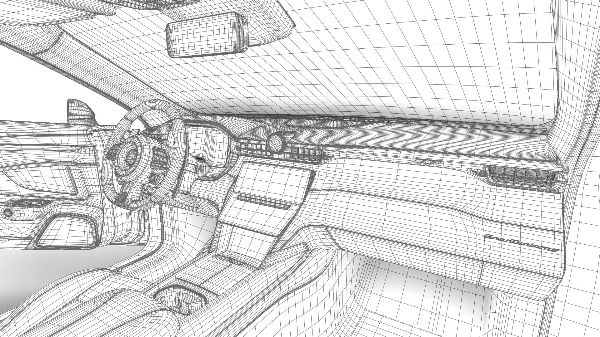 Maserati GranCabrio Modena 2025 HQ 3D Model
