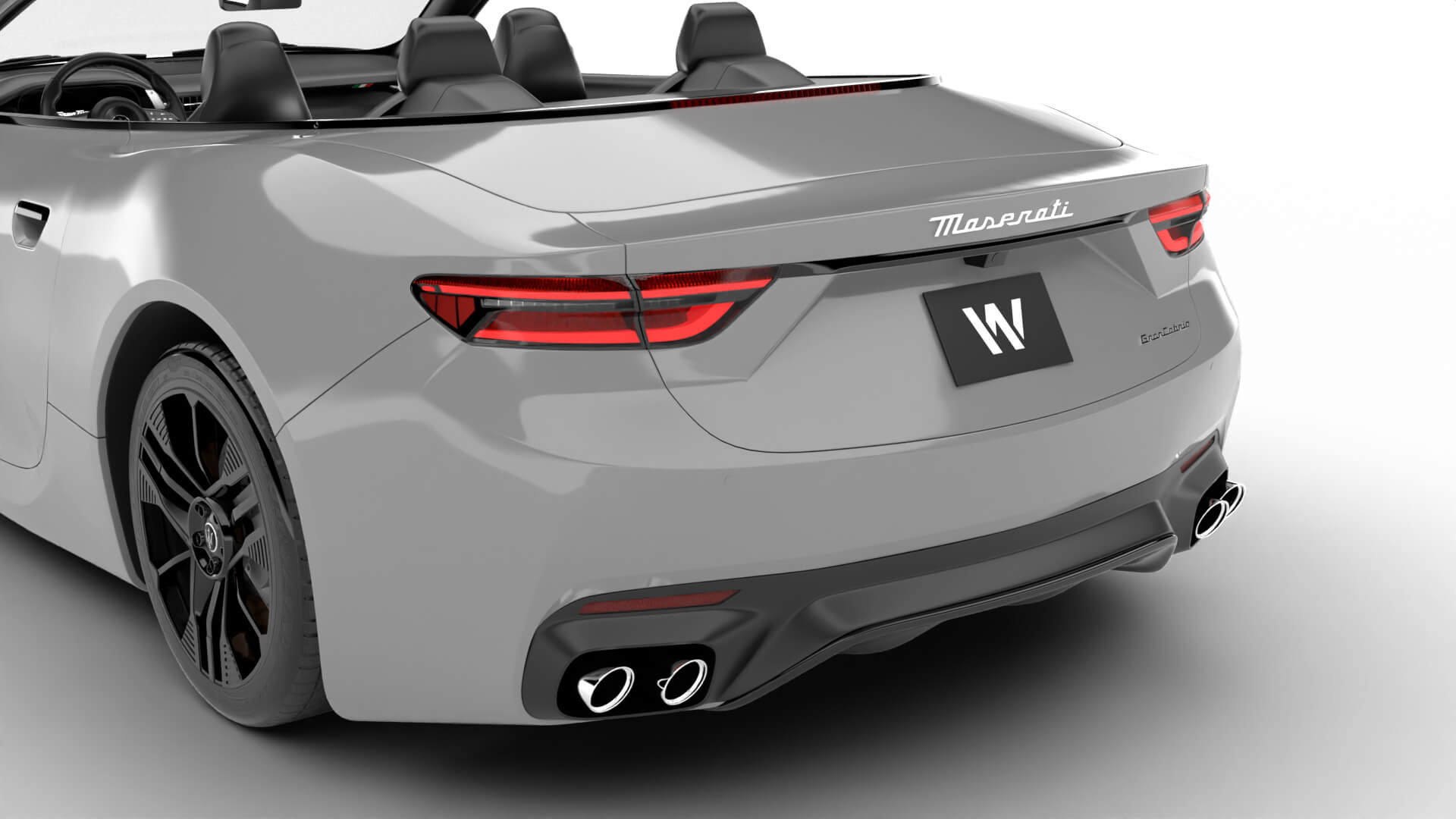 Maserati GranCabrio Modena 2025 3D Model