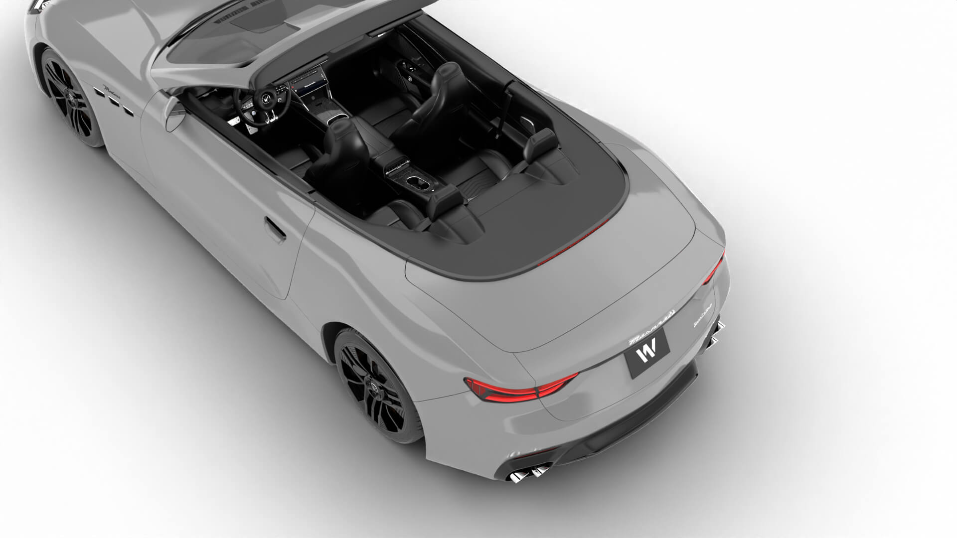 Maserati GranCabrio Modena 2025 3D Model