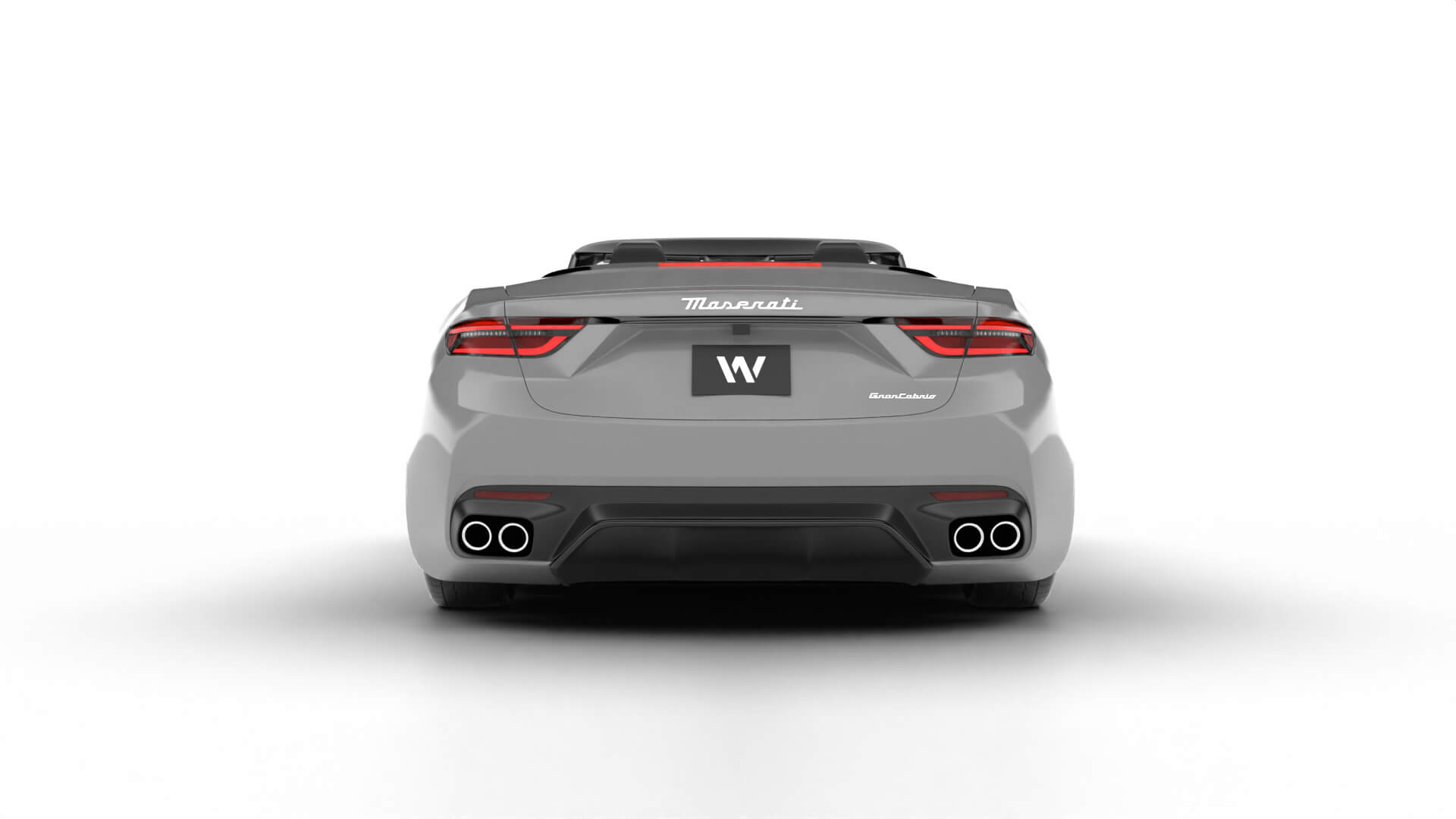 Maserati GranCabrio Modena 2025 3D Model