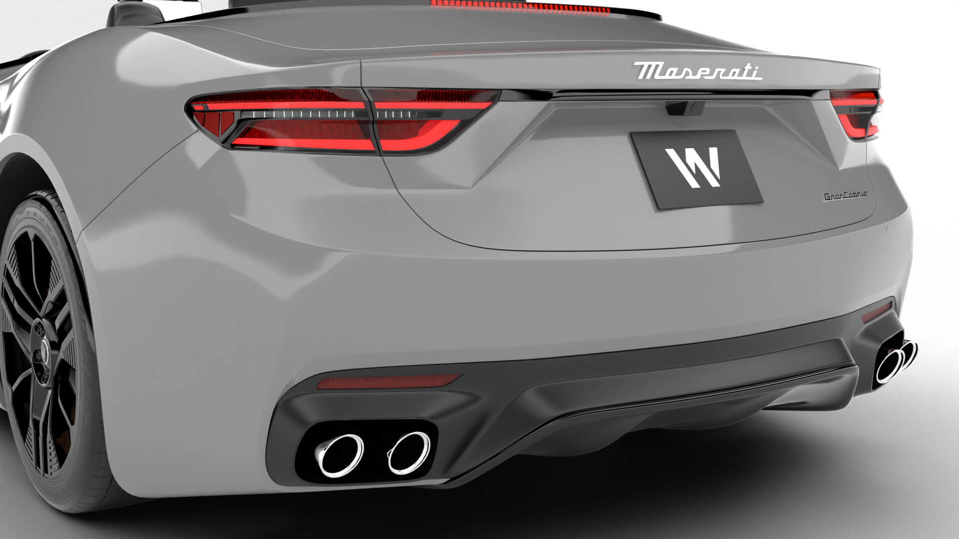 Maserati GranCabrio Modena 2025 3D Model