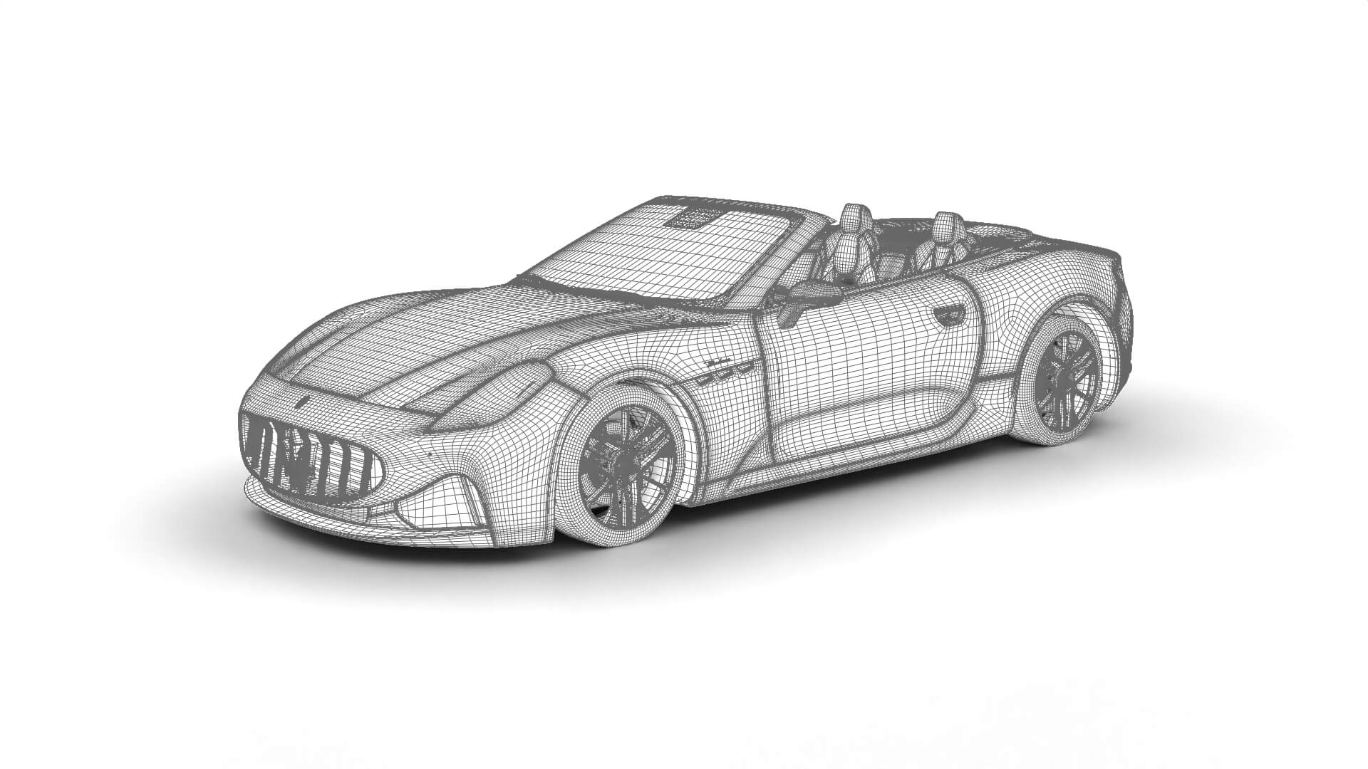 Maserati GranCabrio Modena 2025 3D Model