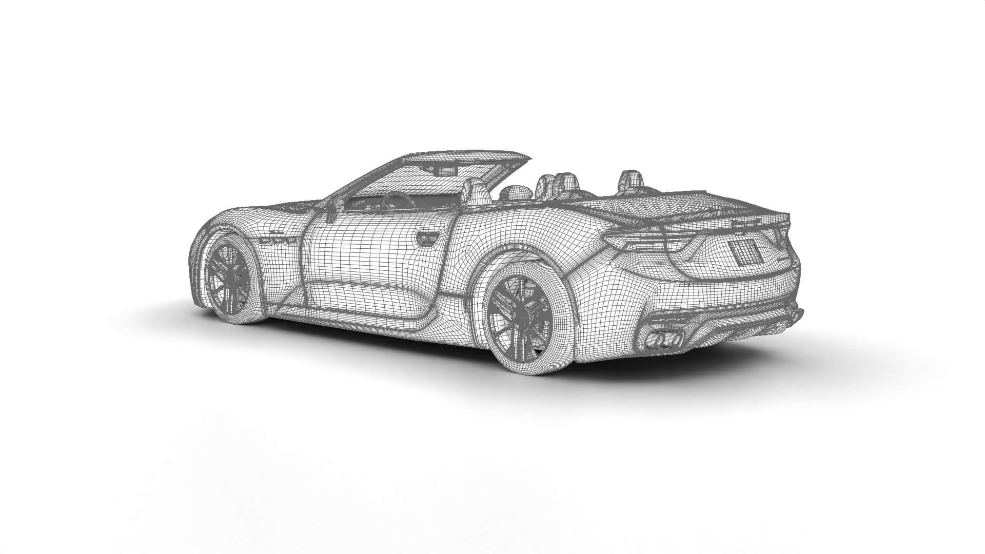 Maserati GranCabrio Modena 2025 3D Model