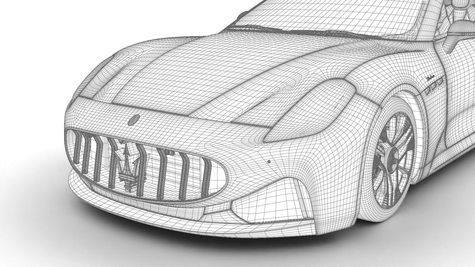 Maserati GranCabrio Modena 2025 3D Model