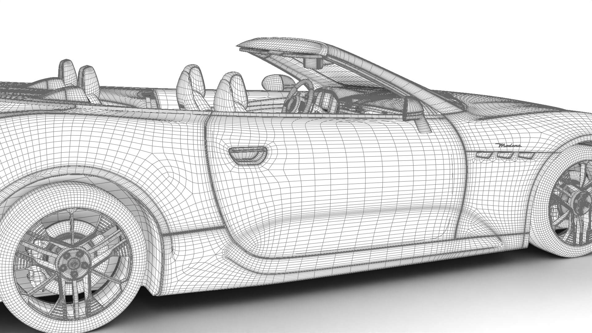 Maserati GranCabrio Modena 2025 3D Model