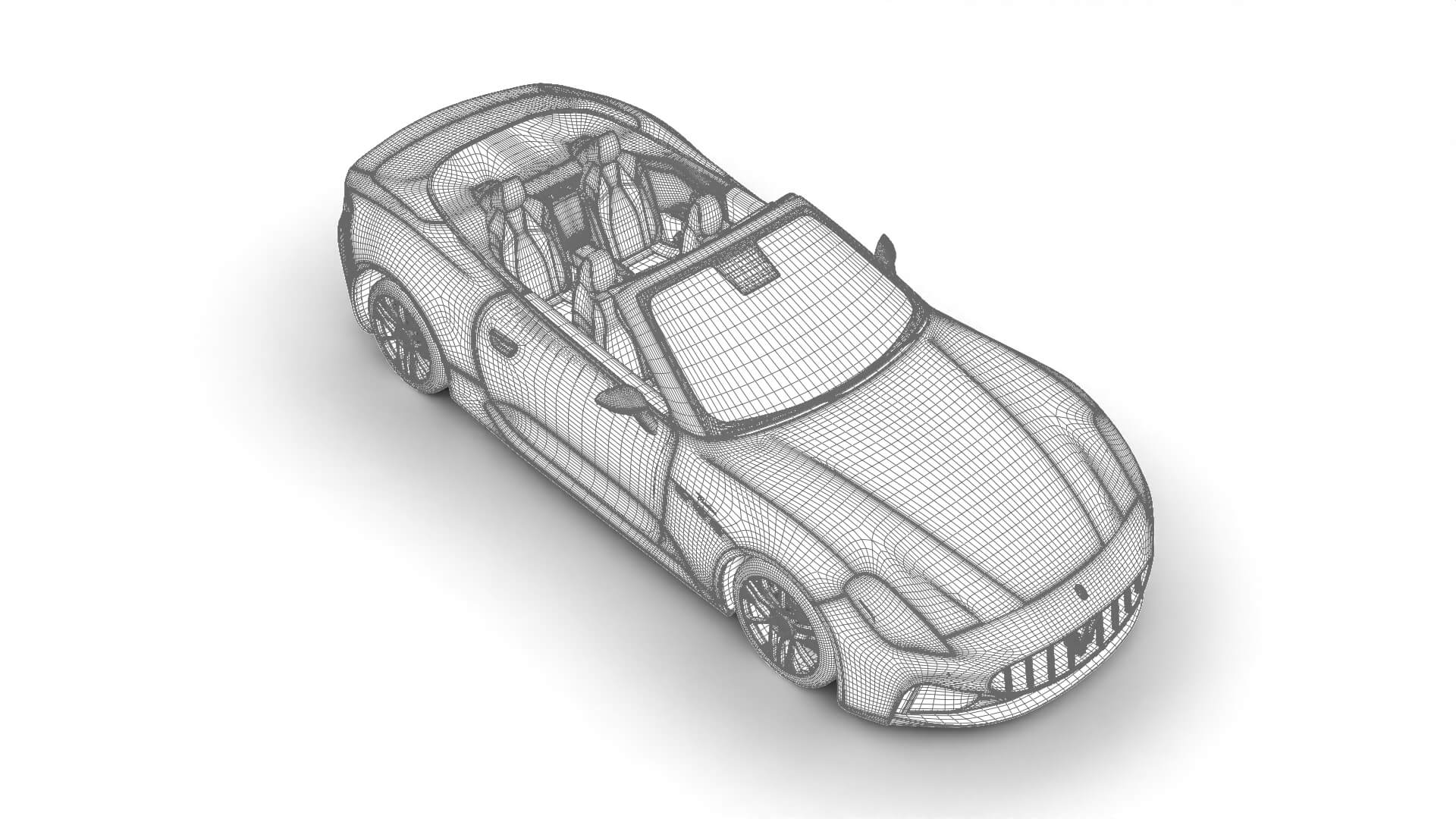Maserati GranCabrio Modena 2025 3D Model