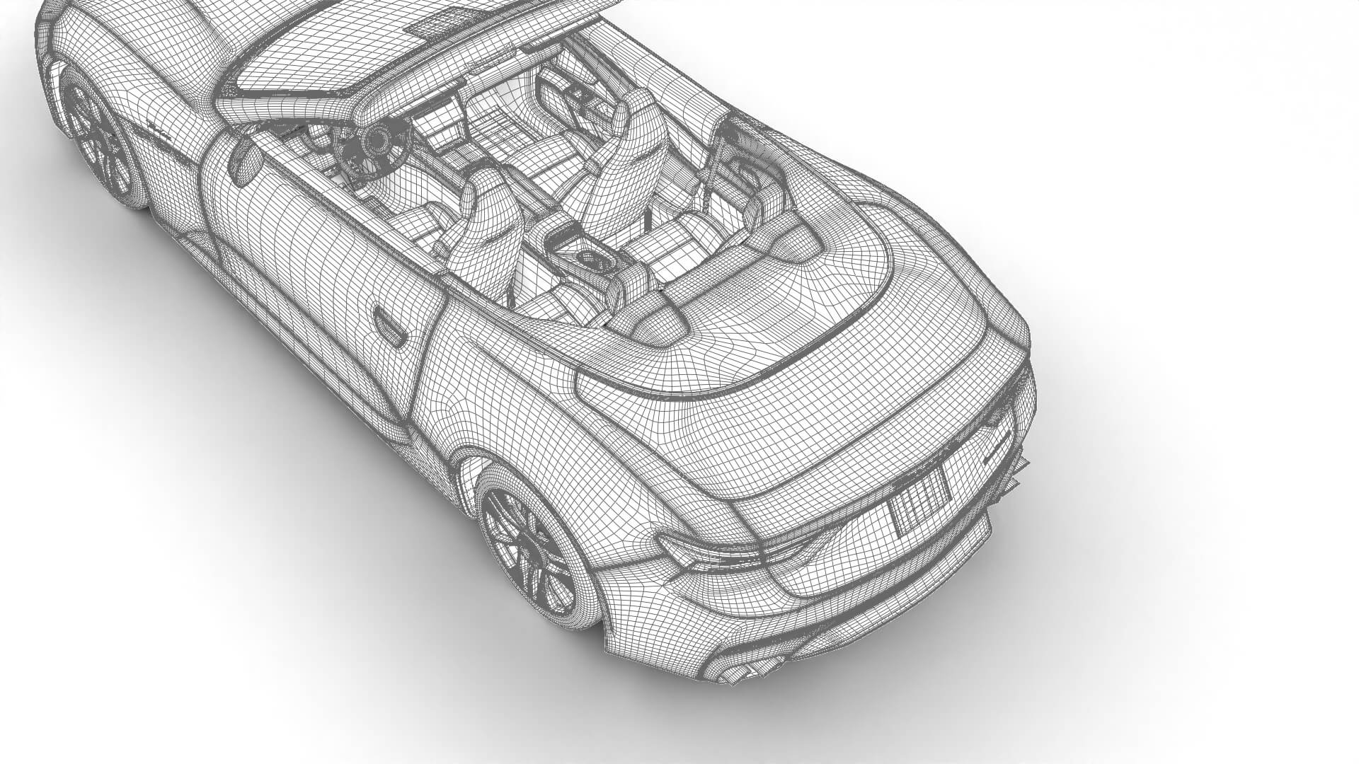 Maserati GranCabrio Modena 2025 3D Model