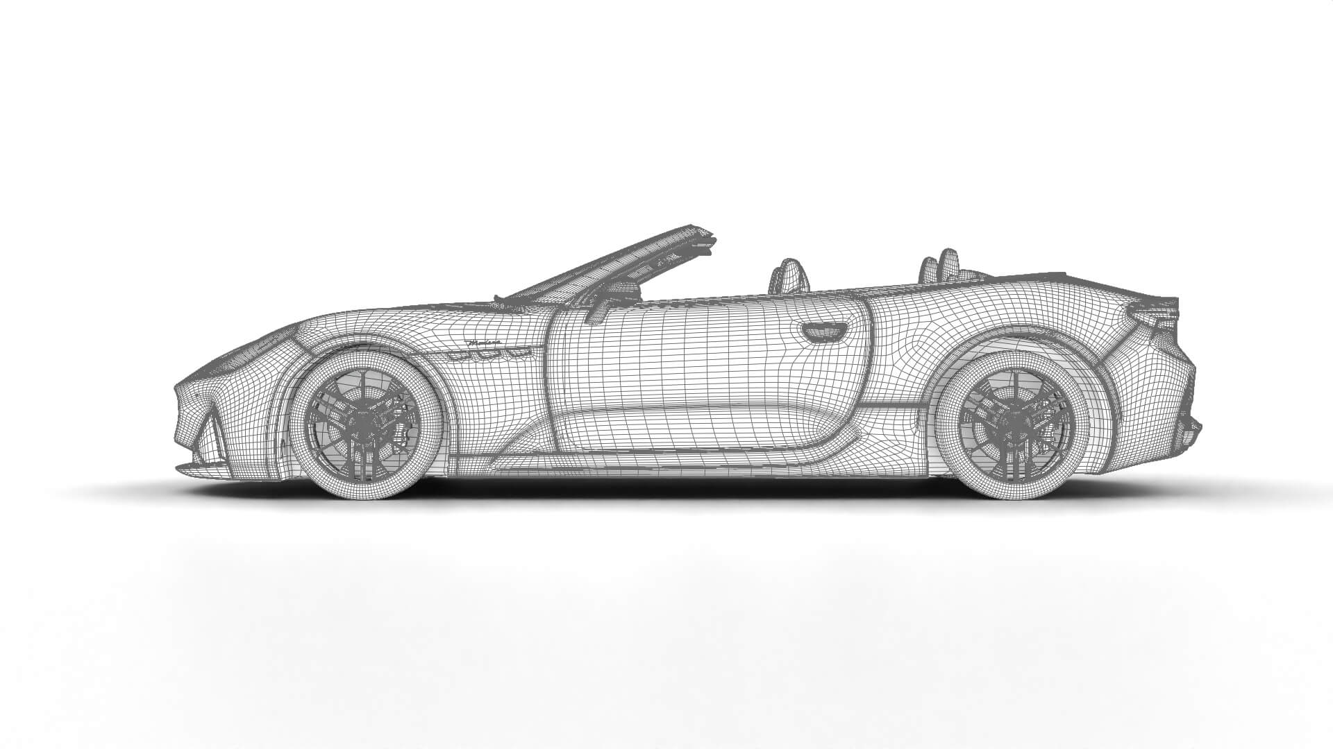 Maserati GranCabrio Modena 2025 3D Model