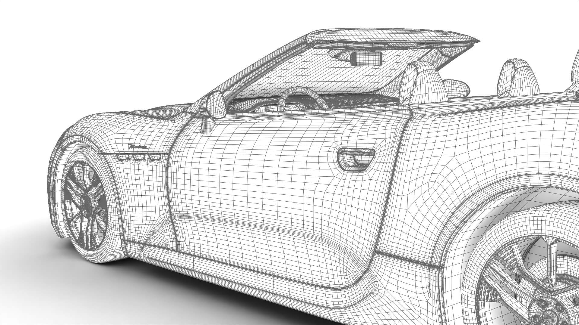 Maserati GranCabrio Modena 2025 3D Model