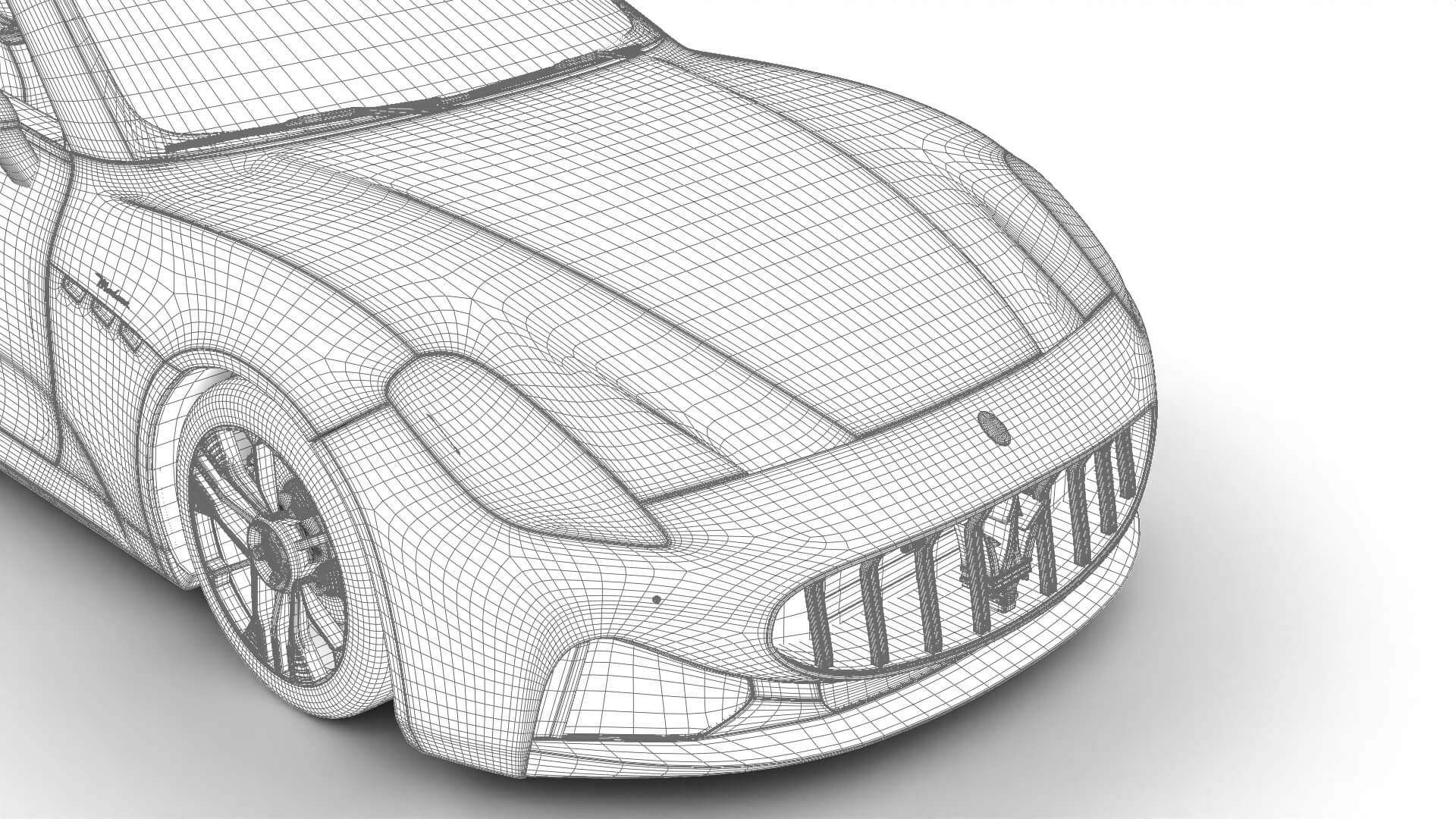 Maserati GranCabrio Modena 2025 3D Model