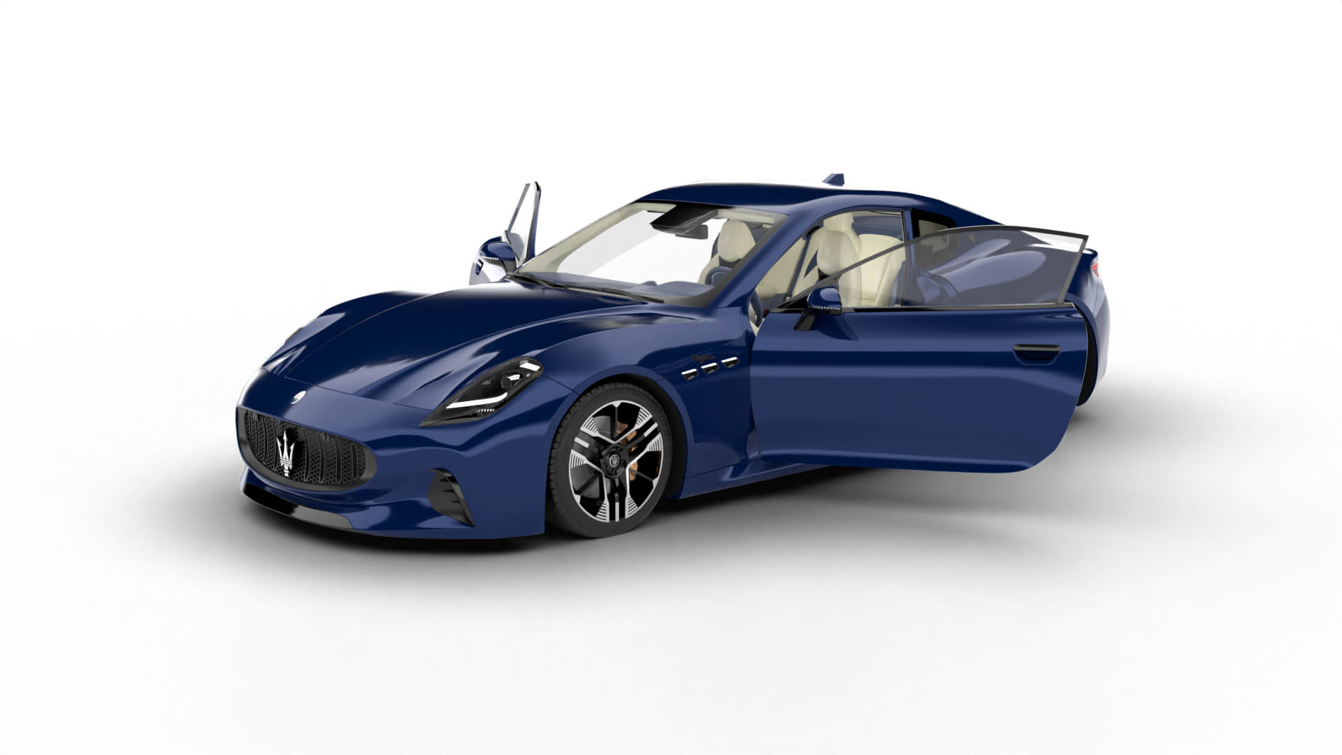 Maserati GranTurismo Trofeo 2023 HQ 3D Model