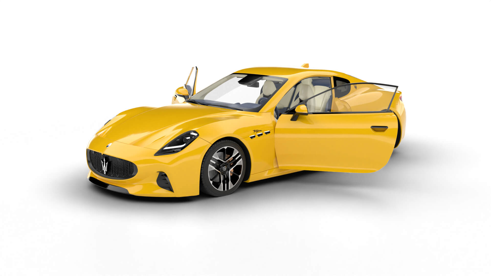 Maserati GranTurismo Trofeo 2023 HQ 3D Model