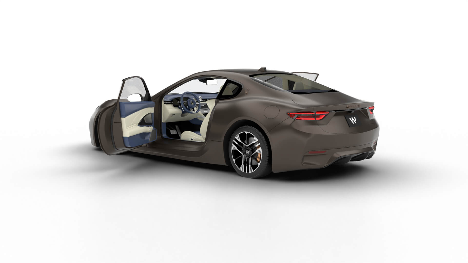 Maserati GranTurismo Trofeo 2023 HQ 3D Model